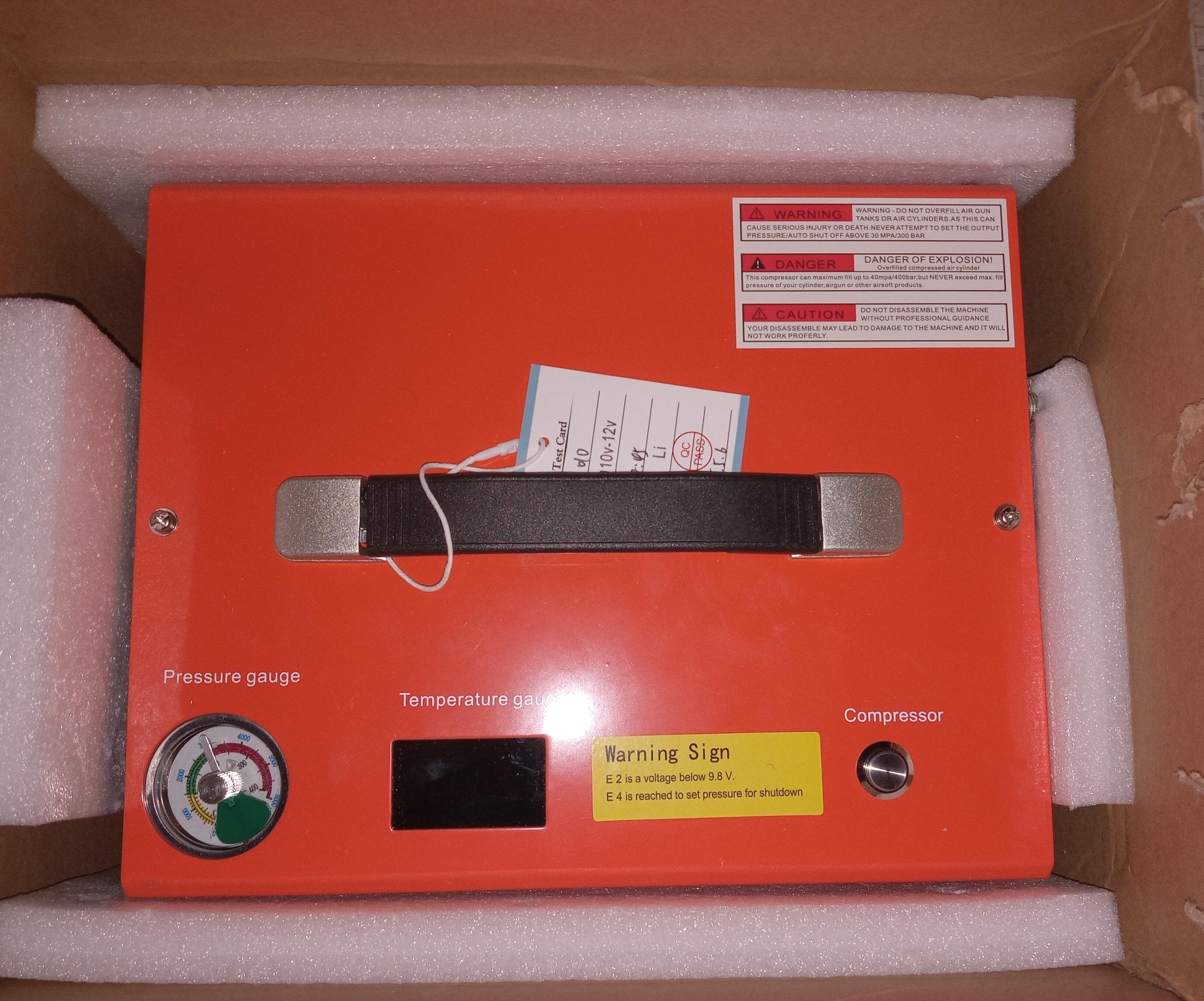 COMPRESOR PCP DE 4500PSI 300BAR RIFLE  Foto 7284616-3.jpg