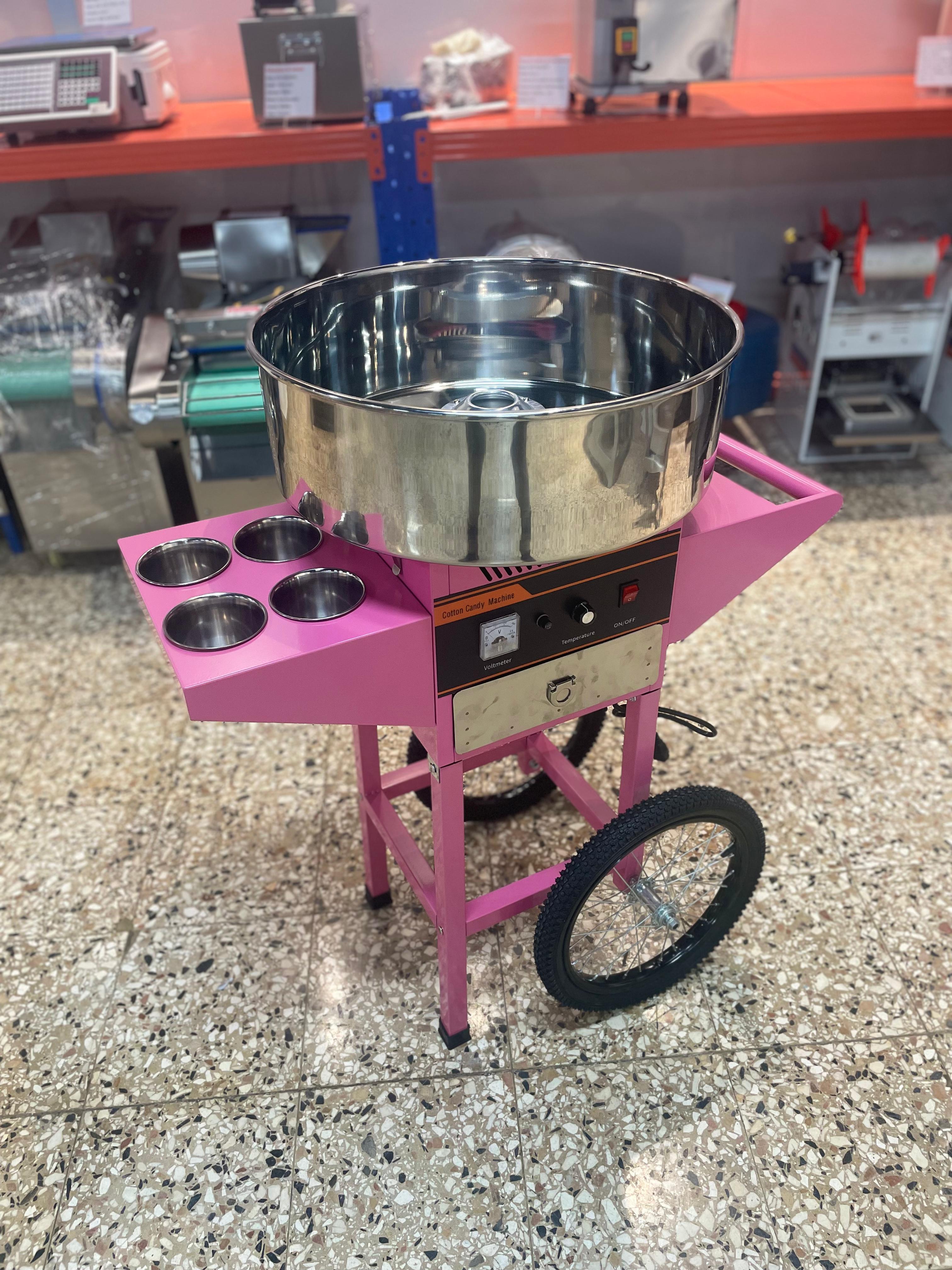 Maquina electrica de algodon de azucar con carrito Generador de algodo Foto 7285371-4.jpg