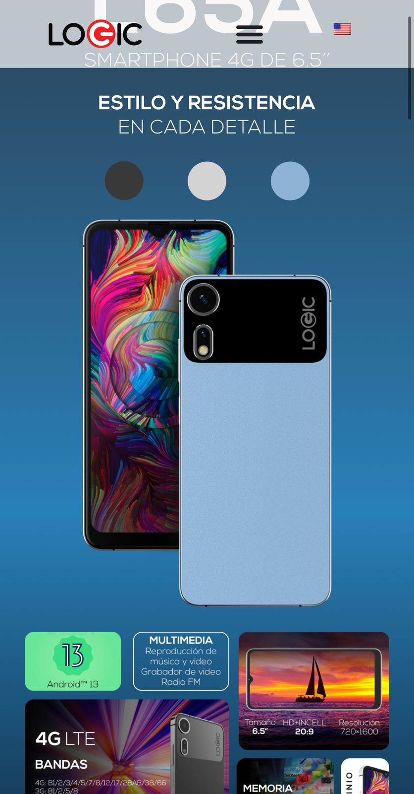 Celular Logic L65A 864GB Foto 7285863-1.jpg