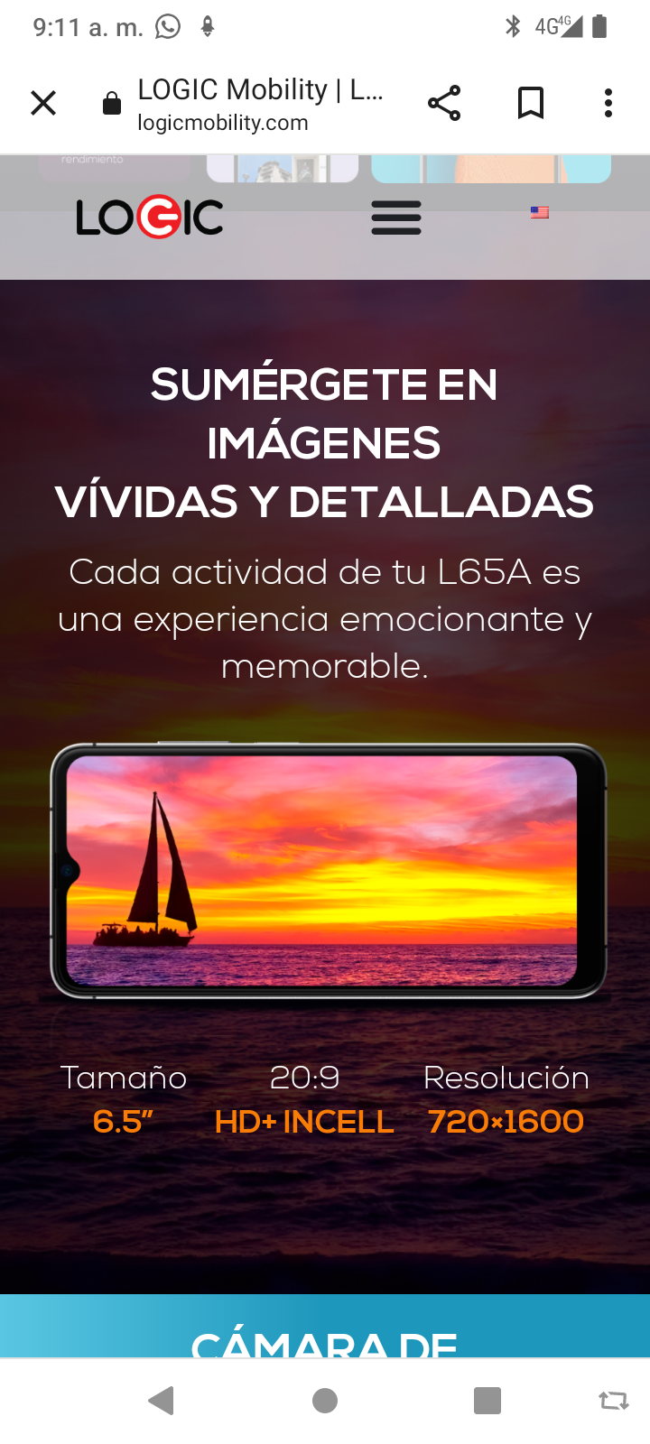 Celular Logic L65A 864GB Foto 7285863-5.jpg