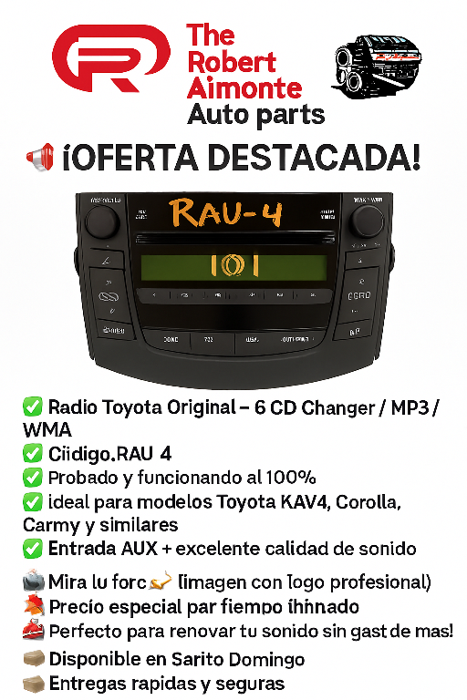 Careta con radio Toyota Rav-4 2010 en Santo Domingo DN Foto 7286214-1.jpg
