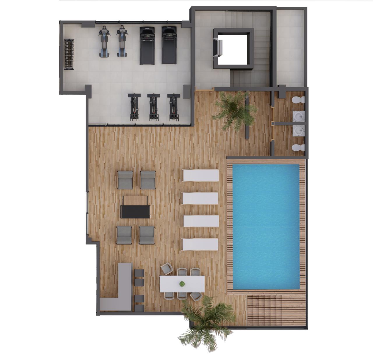 Apartamento de 2 Habitaciones en Venta en los Respaldo los 3 Ojos.  Foto 7286887-7.jpg
