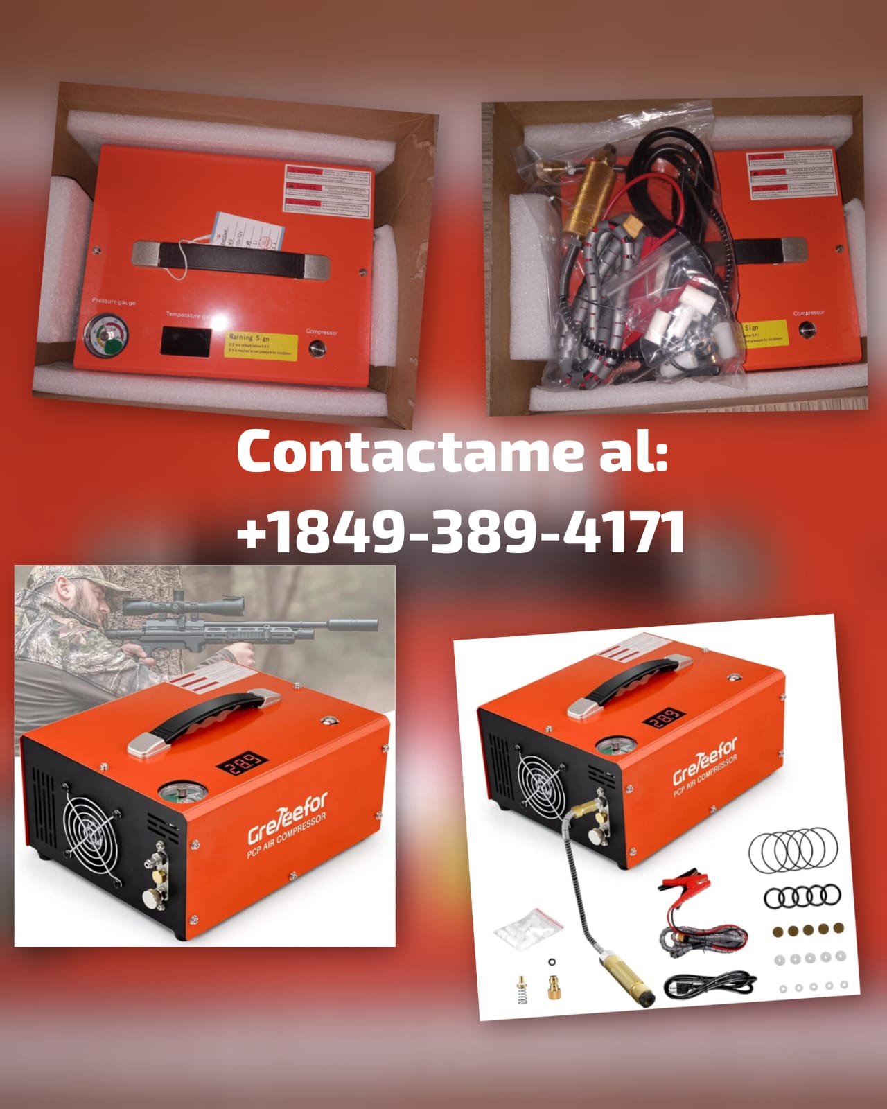 OFERTASO COMPRESOR PCP DE 4500PSI 300BAR PARA RIFLE DE AIRE  Foto 7287798-1.jpg