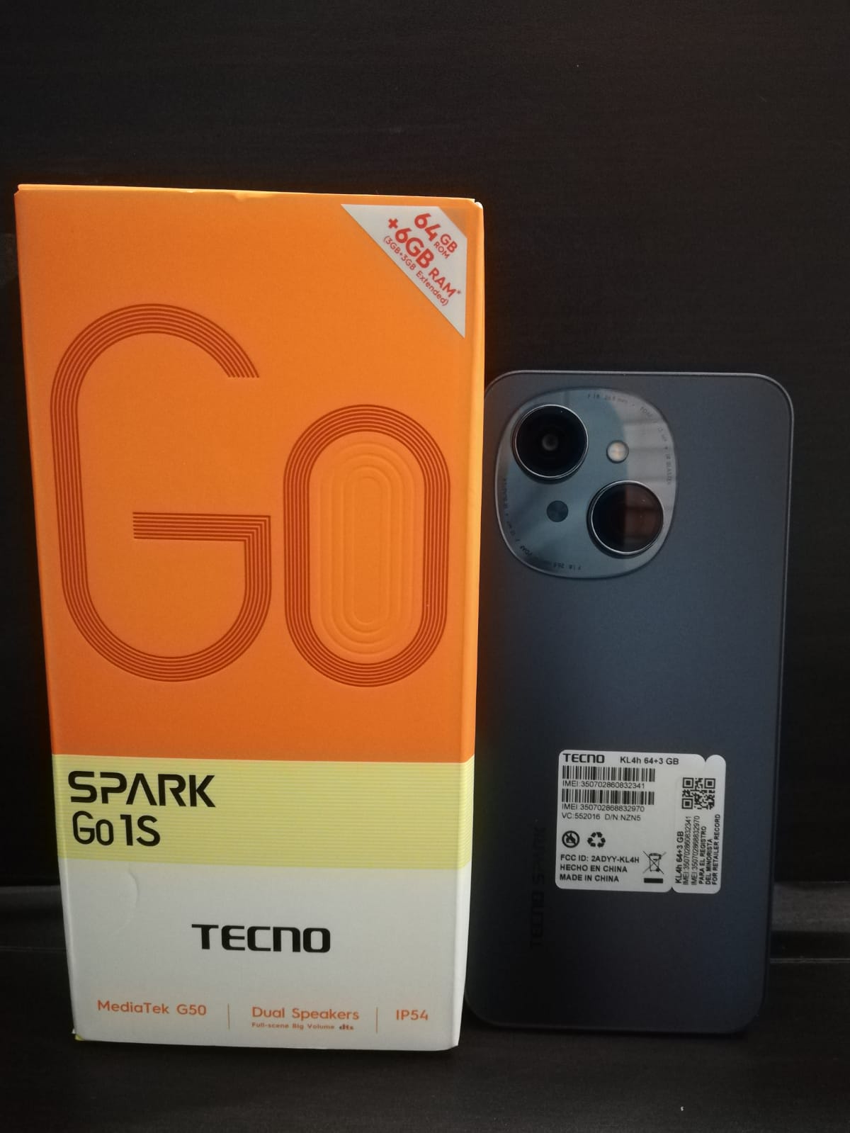 Teléfono Tecno SPARK GO 1S 2025 646GB 12904 Foto 7289047-2.jpg