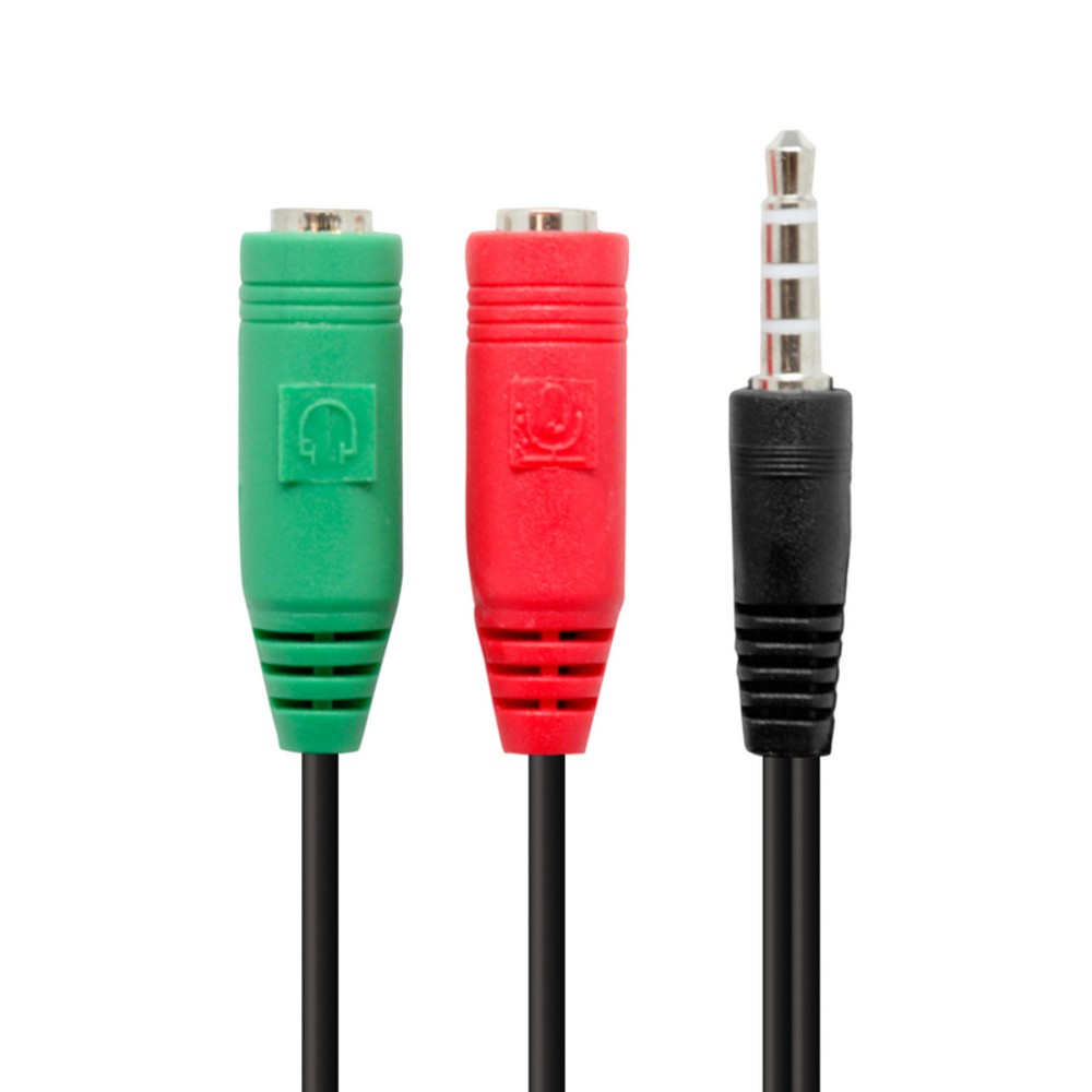CABLE ADAPTADOR DIVISOR DE AUDIO  MICROFONO 10662 Foto 7289075-1.jpg