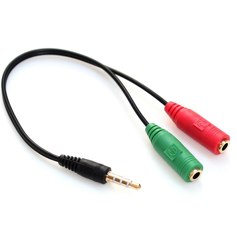 CABLE ADAPTADOR DIVISOR DE AUDIO  MICROFONO 10662 Foto 7289075-2.jpg