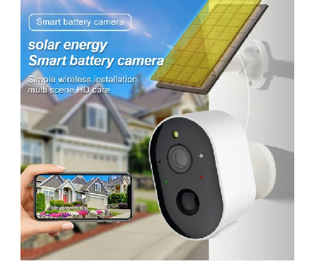  Cámara de Vigilancia WiFi con Foco Inteligente de Energía Solar Foto 7289465-1.jpg