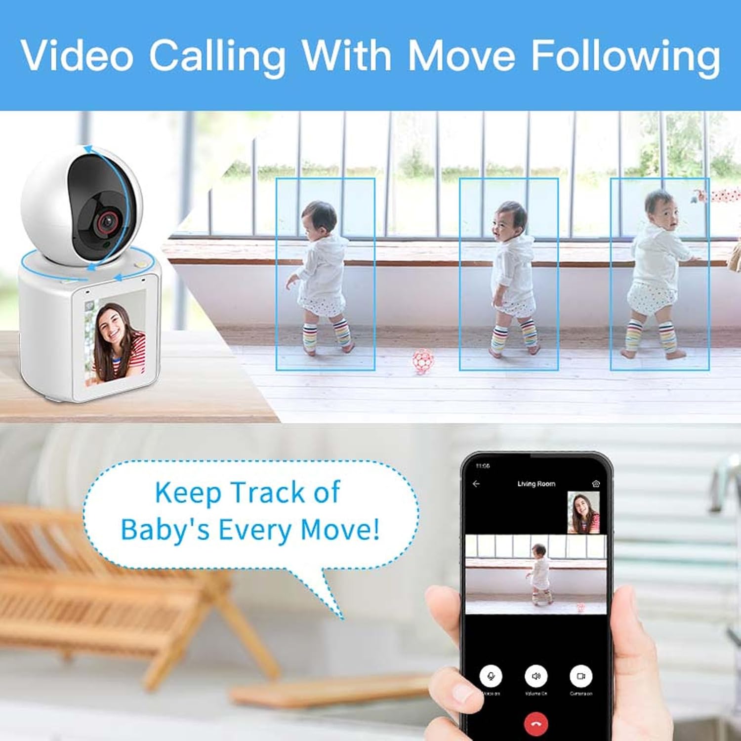 Cámara de Video Interior Inteligente – Seguridad y conexión en tu hoga Foto 7289470-3.jpg