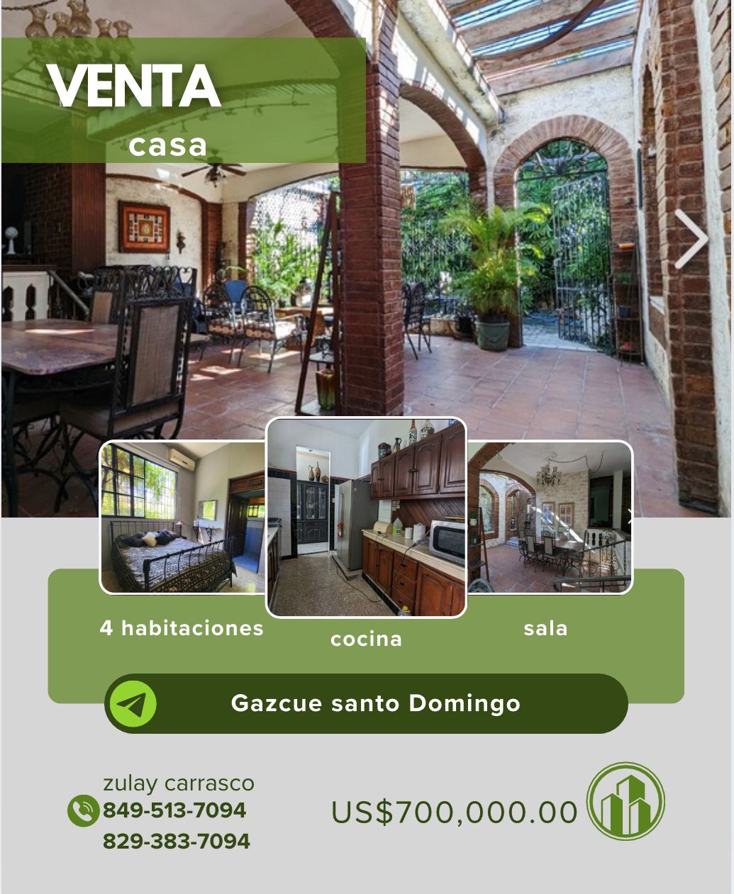 CASA COLONIAL EN VENTA – GAZCUE SANTO DOMINGO Foto 7289861-1.jpg