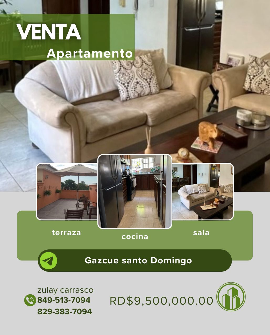 APARTAMENTO CLÁSICO EN GAZCUE – VISTA AL mar Foto 7289870-1.jpg