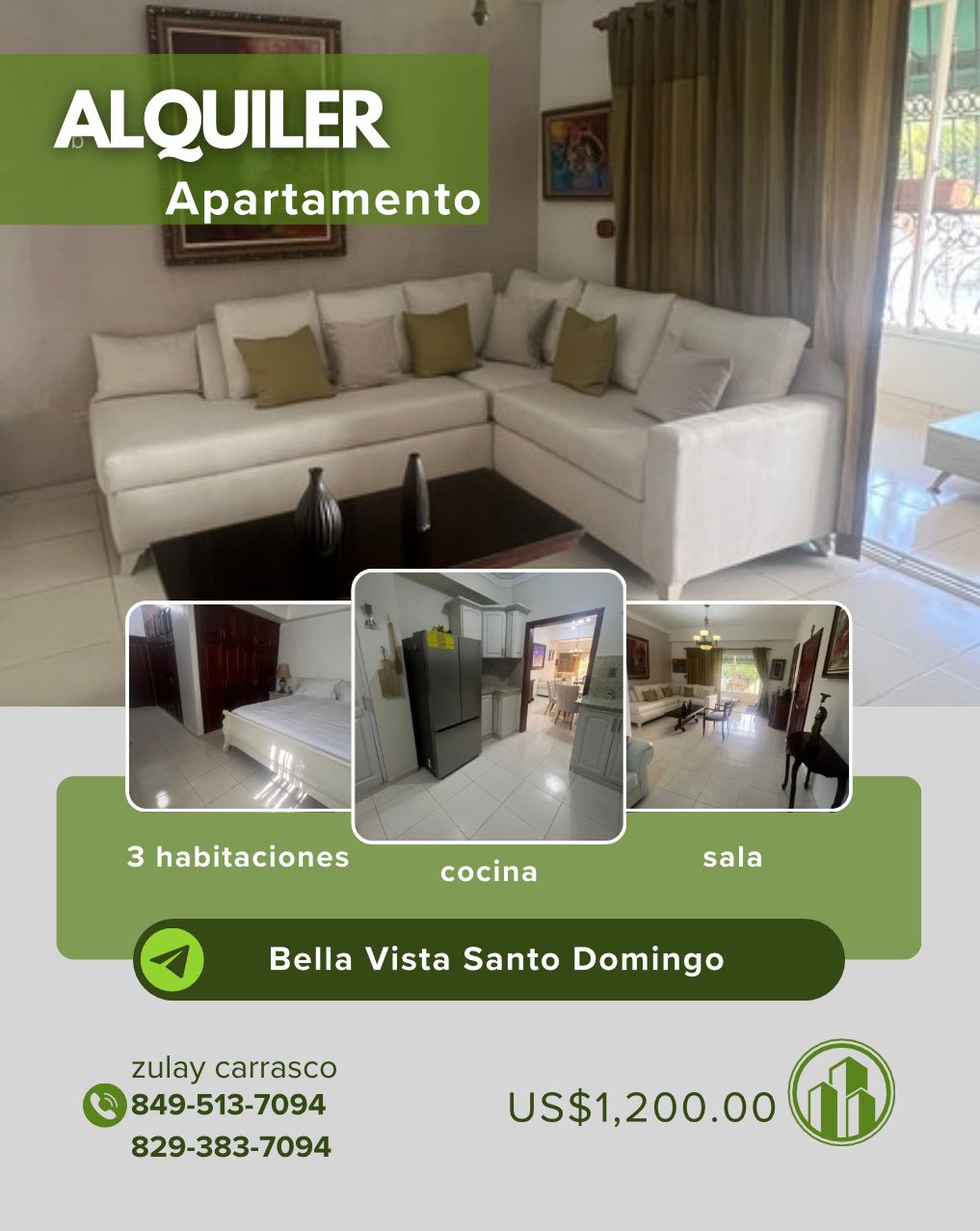Alquilo precioso apartamento en la zona de Bella Vista Foto 7289983-1.jpg