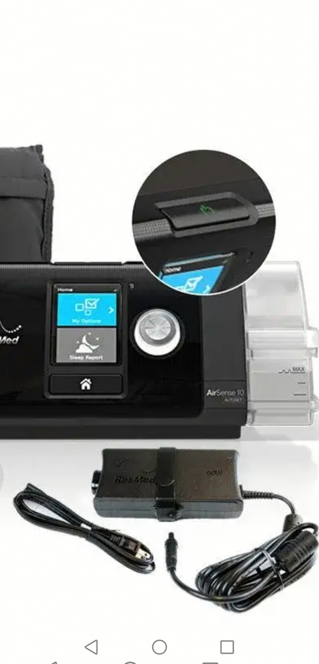 Cpap airsense autoset resmed 10 para terapia de  sueño Foto 7290486-2.jpg