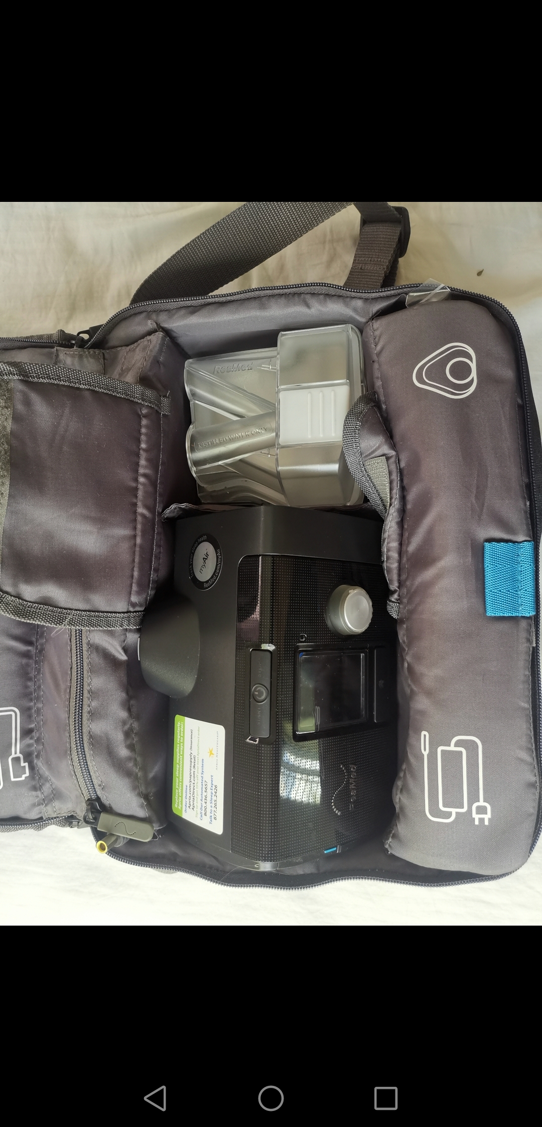 Cpap airsense autoset resmed 10 para terapia de  sueño Foto 7290486-4.jpg