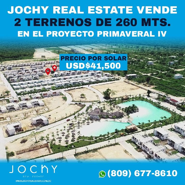 Jochy Real Estate vende 2 solares para inversión en el proyecto Primav Foto 7290548-1.jpg