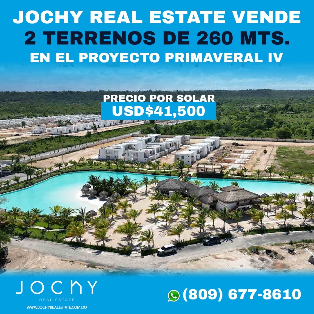 Jochy Real Estate vende 2 solares para inversión en el proyecto Primav Foto 7290548-2.jpg