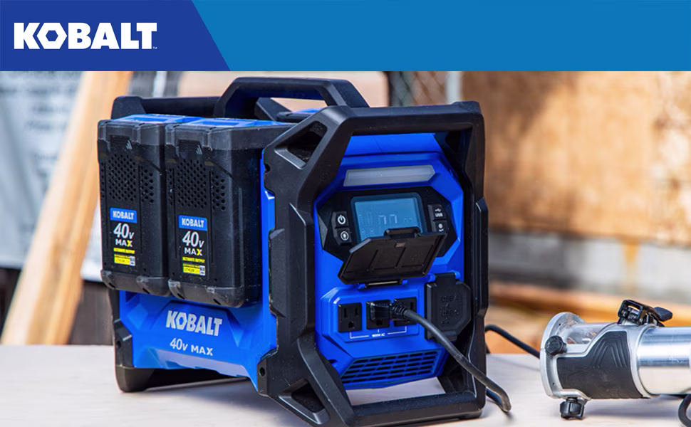 Inversor Kobalt K40 - Power supply portátil de 1800 W-40 V con 2 bater Foto 7291424-3.jpg