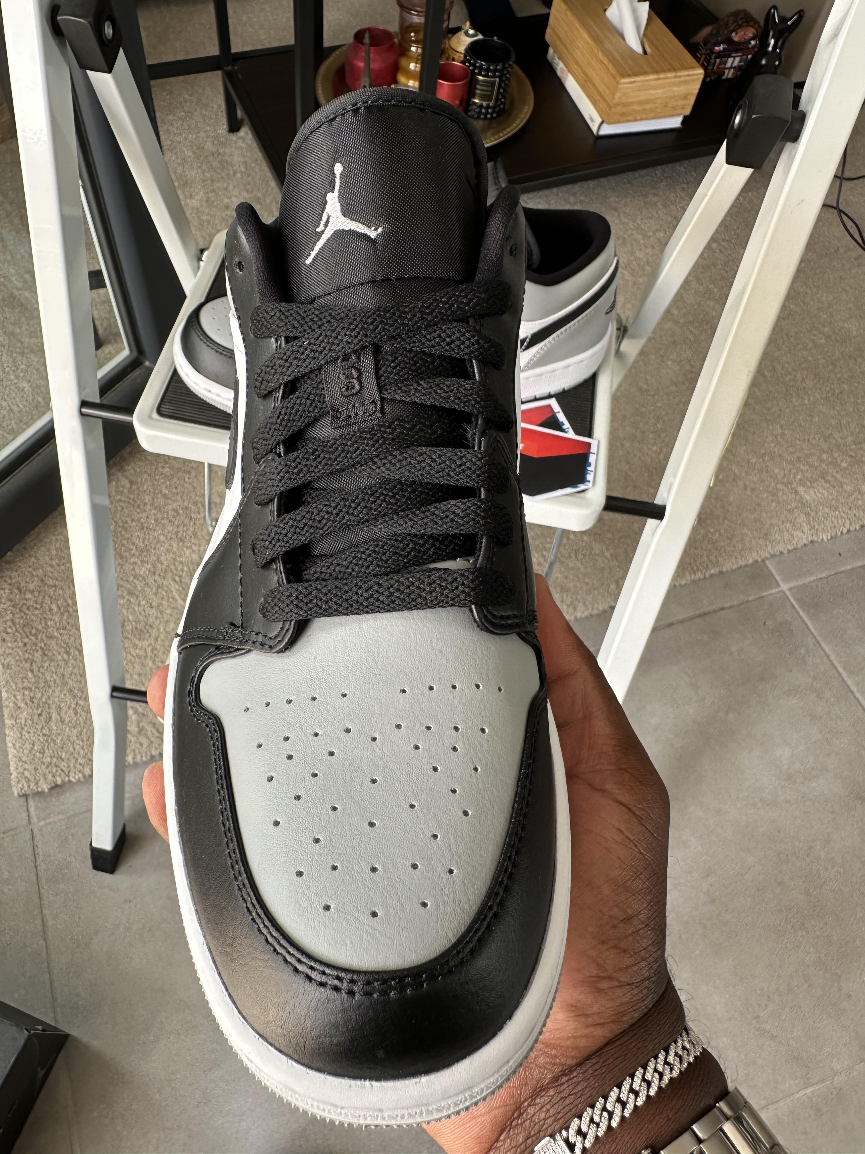 Tenis Teni Nike Air Jordan 1 Low Shadow Toe GREY AND BLACK Original Or Foto 7291748-11.jpg