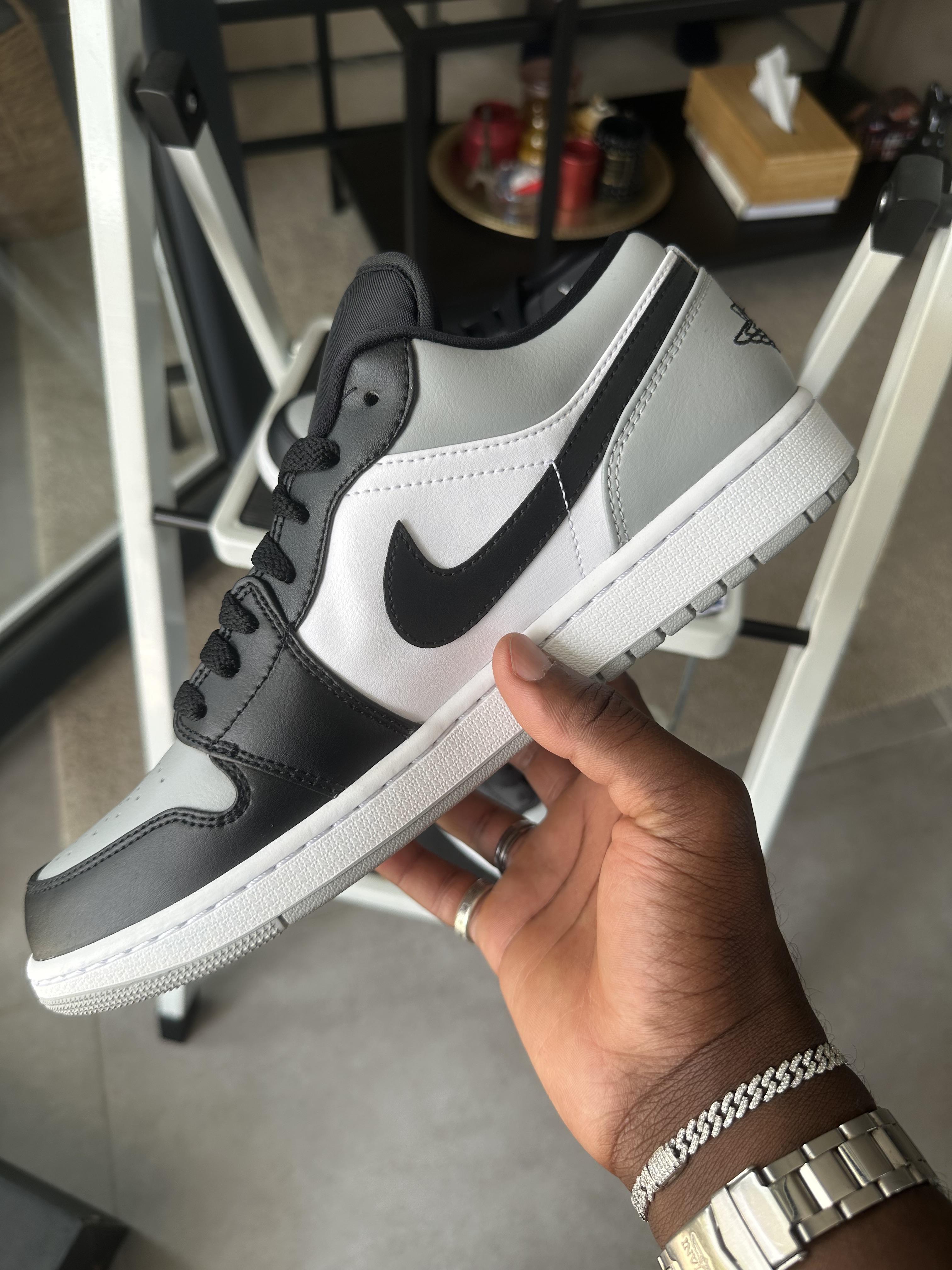 Tenis Teni Nike Air Jordan 1 Low Shadow Toe GREY AND BLACK Original Or Foto 7291748-12.jpg