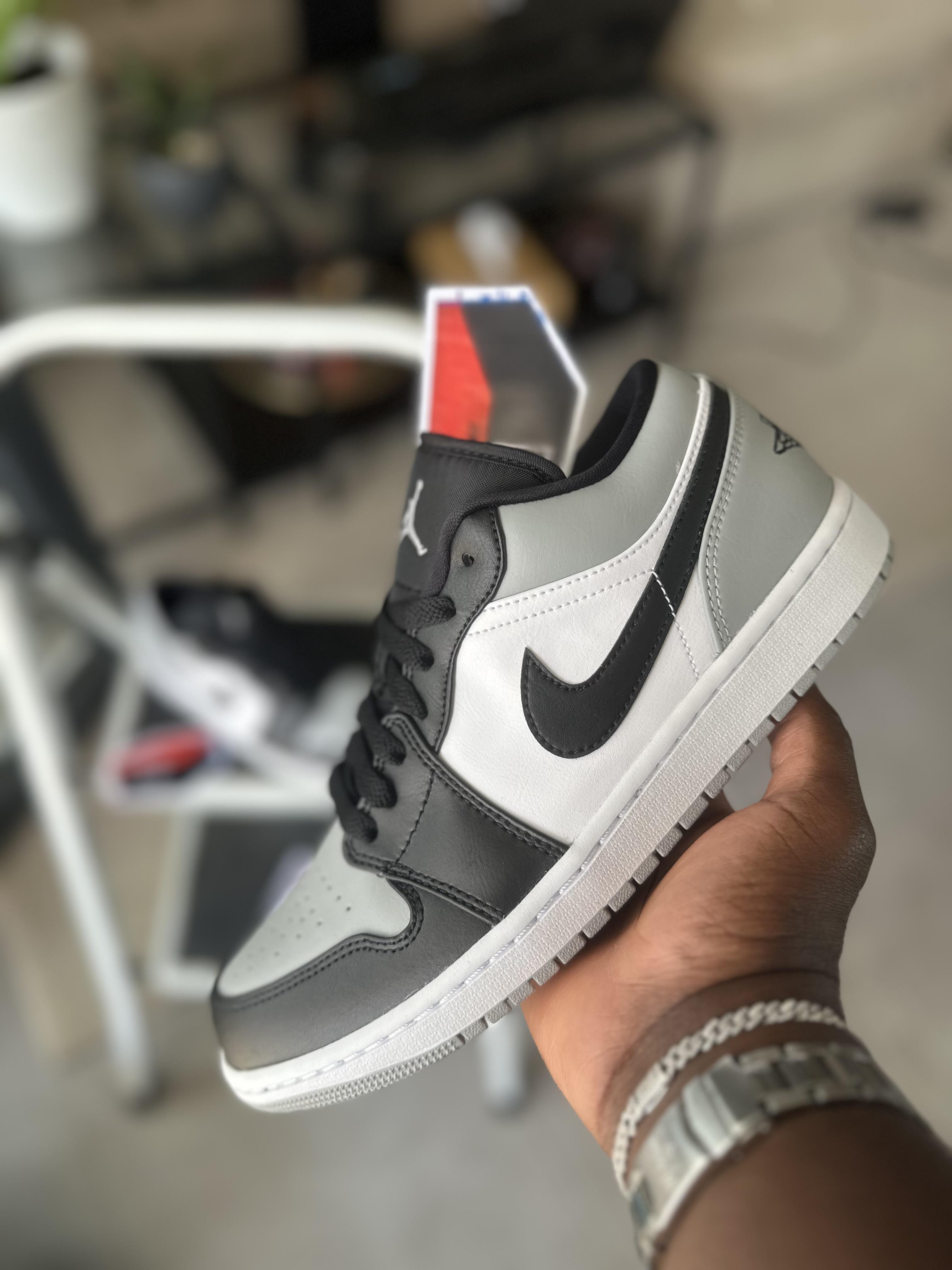 Tenis Teni Nike Air Jordan 1 Low Shadow Toe GREY AND BLACK Original Or Foto 7291748-3.jpg