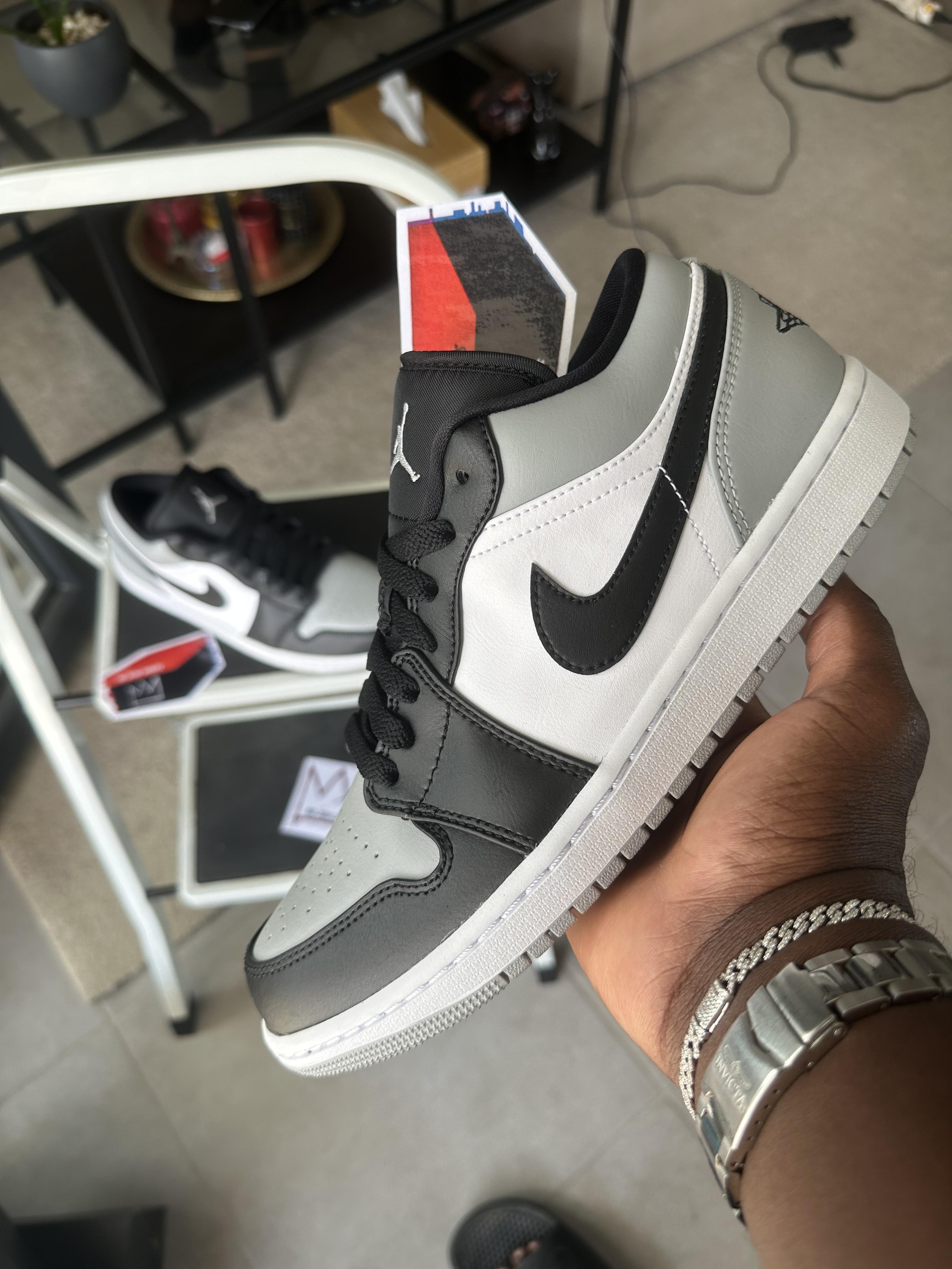 Tenis Teni Nike Air Jordan 1 Low Shadow Toe GREY AND BLACK Original Or Foto 7291748-4.jpg