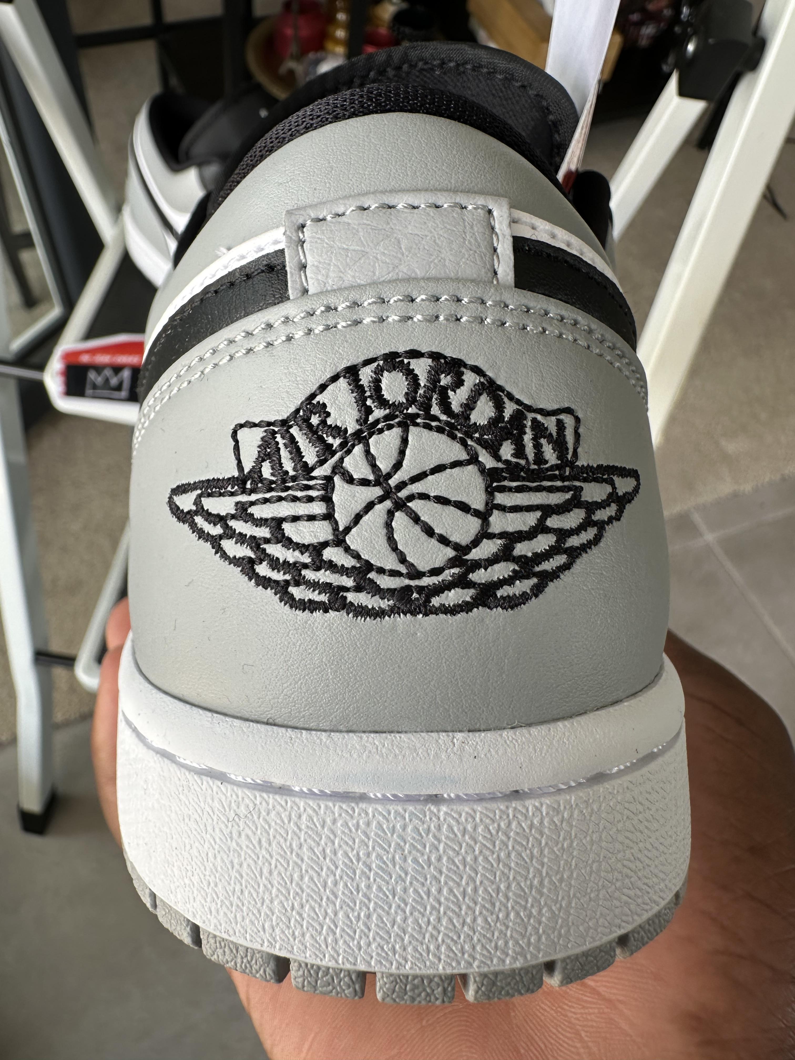 Tenis Teni Nike Air Jordan 1 Low Shadow Toe GREY AND BLACK Original Or Foto 7291748-7.jpg