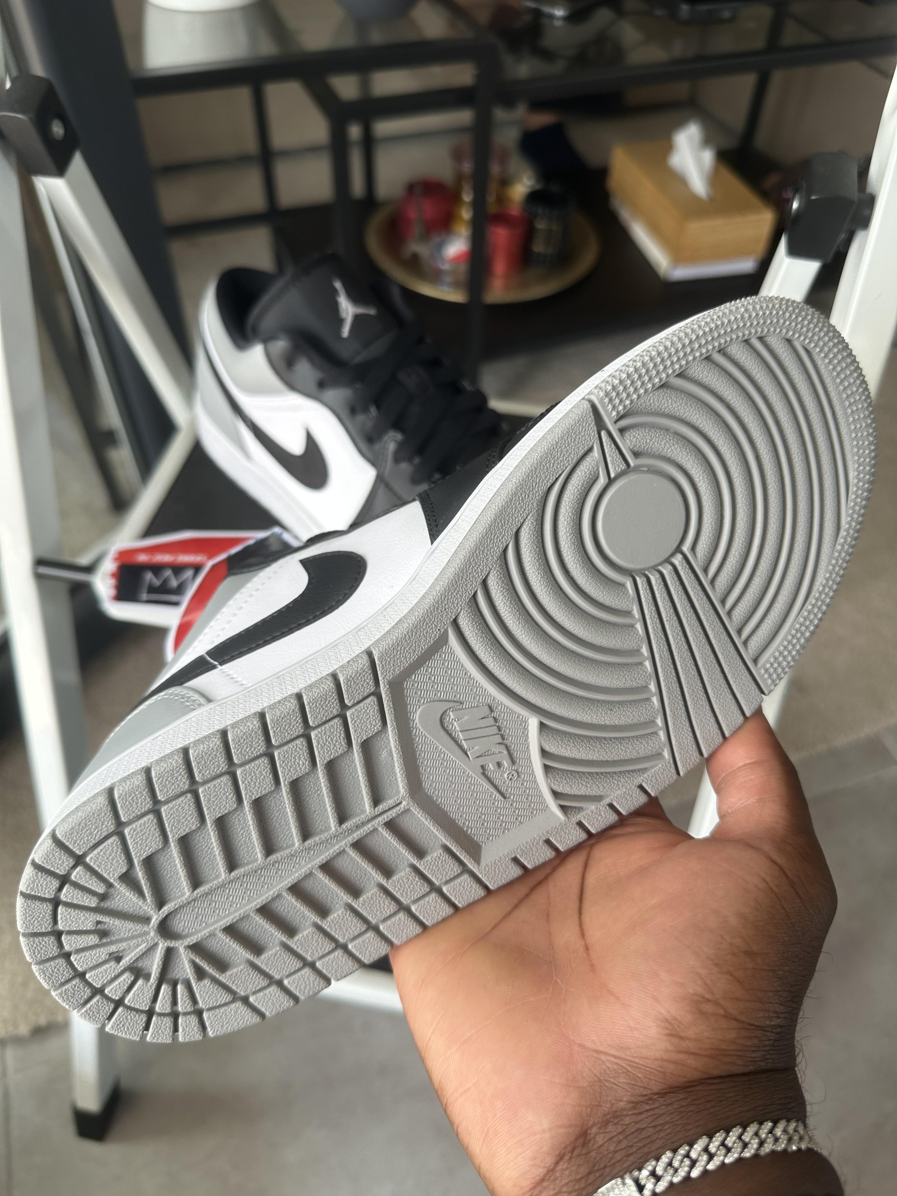 Tenis Teni Nike Air Jordan 1 Low Shadow Toe GREY AND BLACK Original Or Foto 7291748-8.jpg