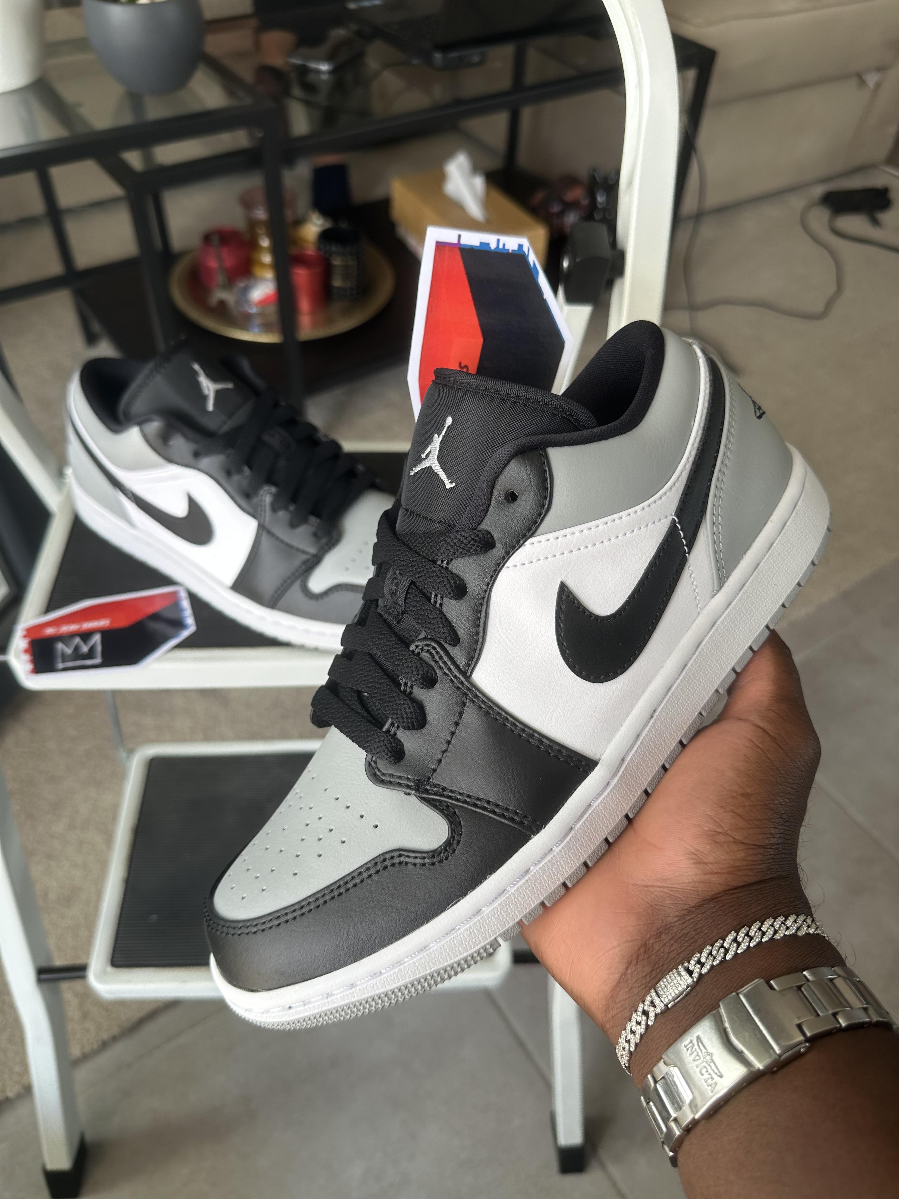 Tenis Teni Nike Air Jordan 1 Low Shadow Toe GREY AND BLACK Original Or Foto 7291748-9.jpg