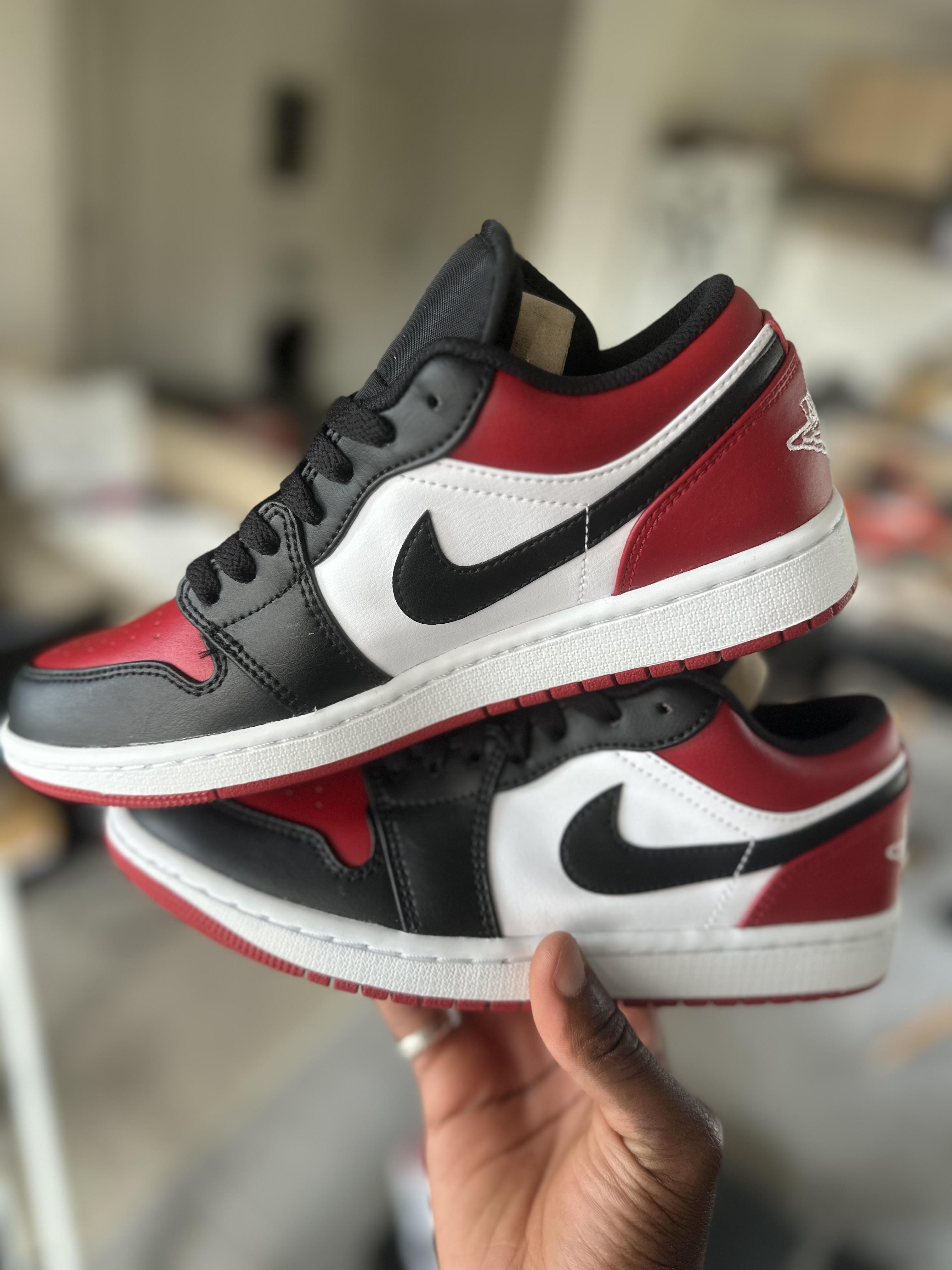 Tenis Teni Nike Air Jordan Retro 1 Low Bred Toe Original Originales Foto 7291750-10.jpg