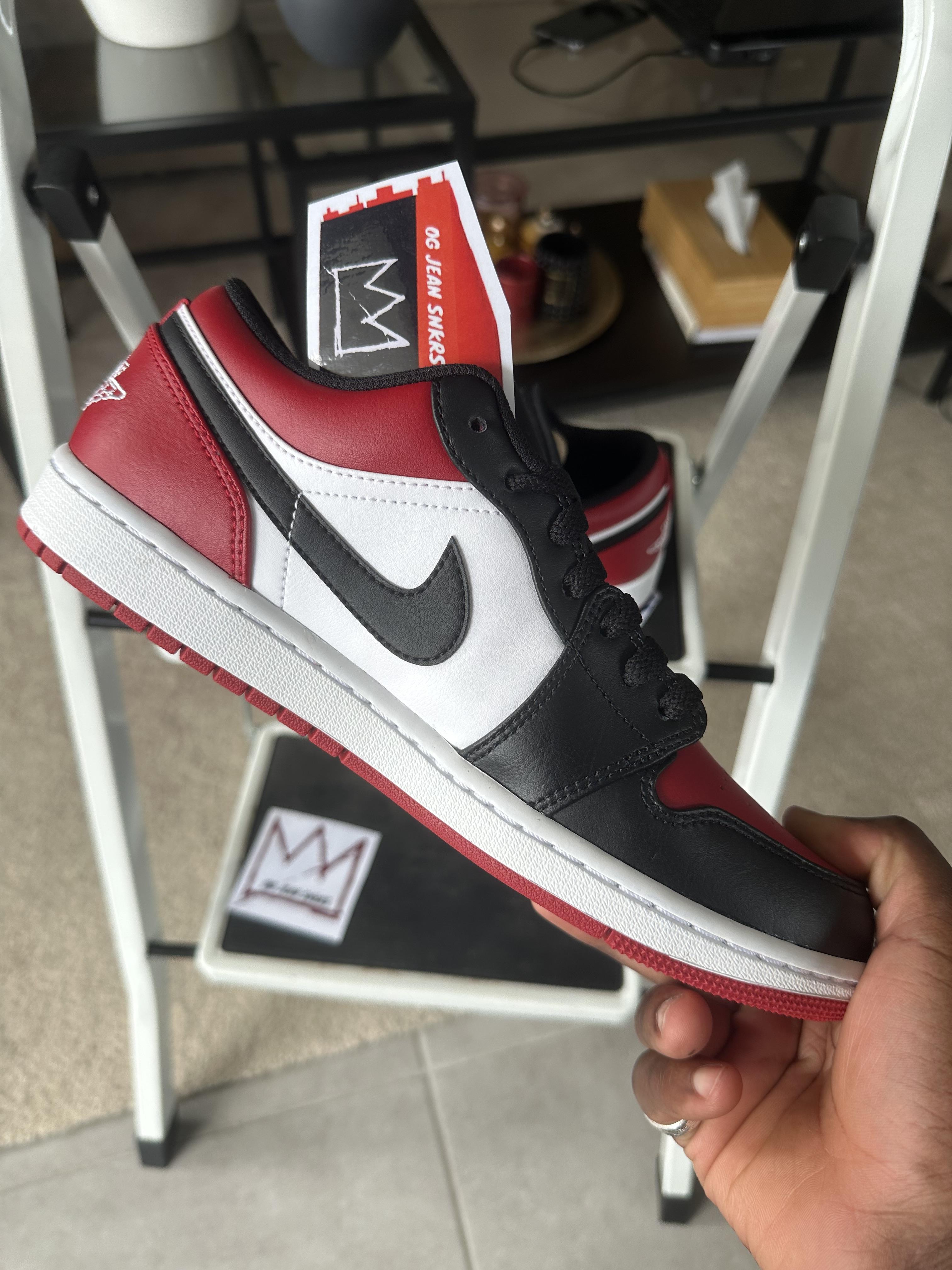 Tenis Teni Nike Air Jordan Retro 1 Low Bred Toe Original Originales Foto 7291750-3.jpg