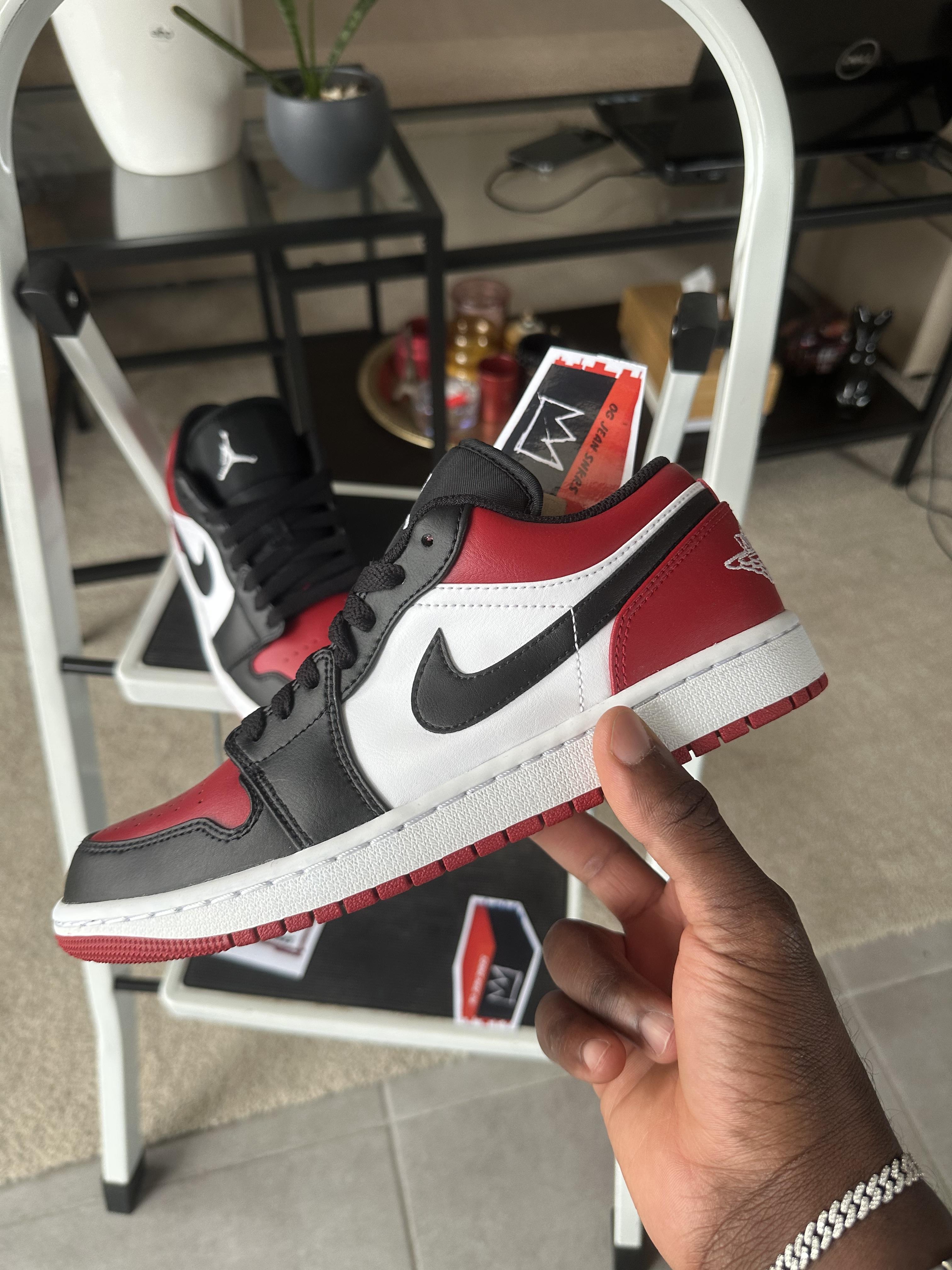 Tenis Teni Nike Air Jordan Retro 1 Low Bred Toe Original Originales Foto 7291750-6.jpg