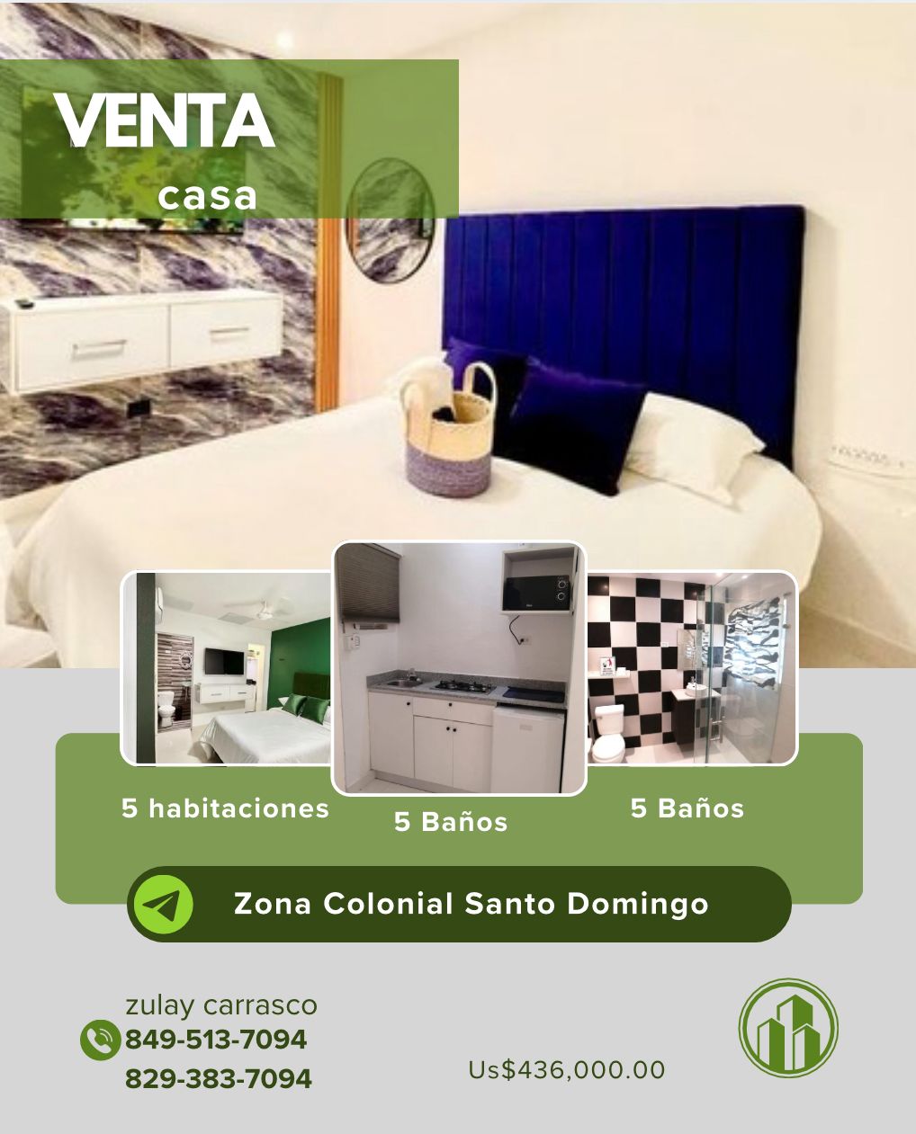 Preciosa Casa Amueblada en la Zona Colonial  Foto 7292057-1.jpg