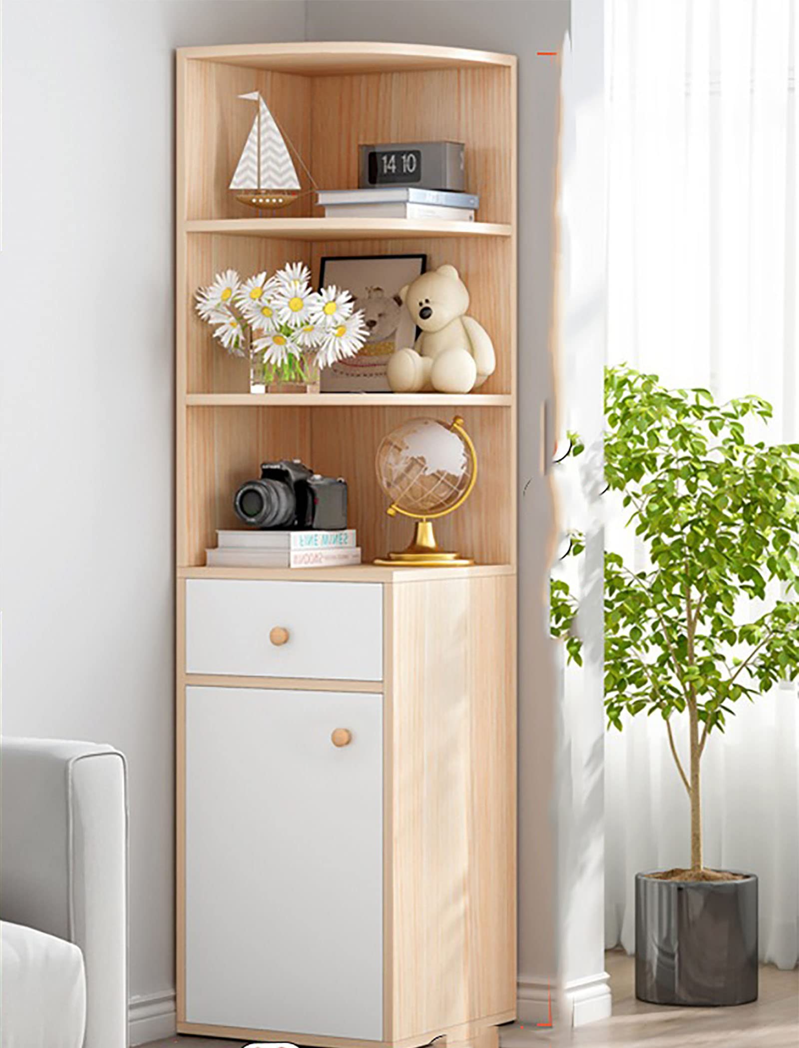 estante librero madera con puertas y cajón  Foto 7292585-1.jpg