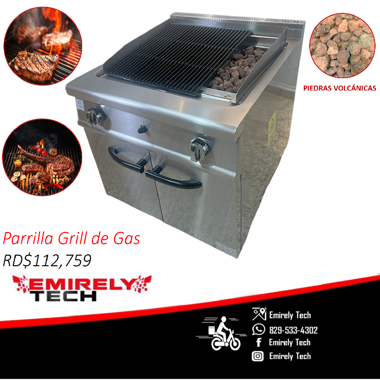 Estufa parrilla grill de gas parrillada carnes Foto 7293330-1.jpg