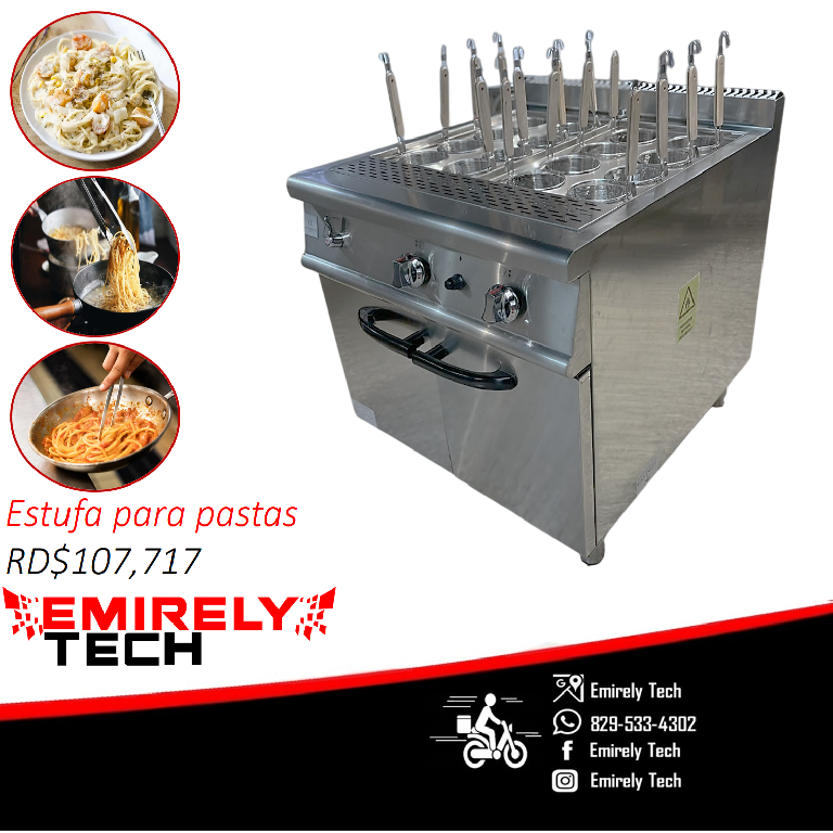 Estufa para hervir pasta cocer espaguetis  Foto 7293404-1.jpg