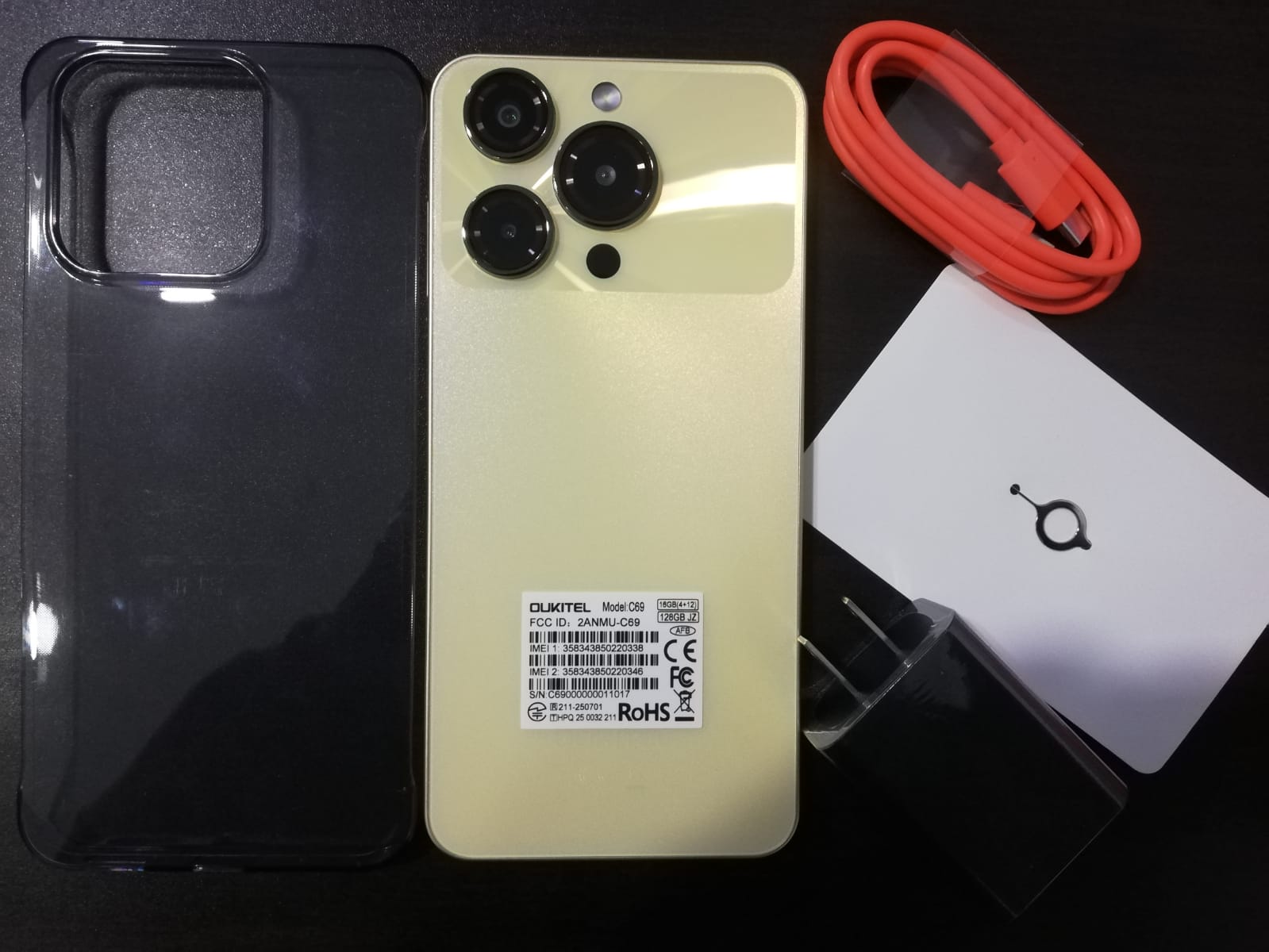 TELEFONO OUKITEL C69 1284GB nuevo cámara HD y batería fuerte Foto 7293440-3.jpg