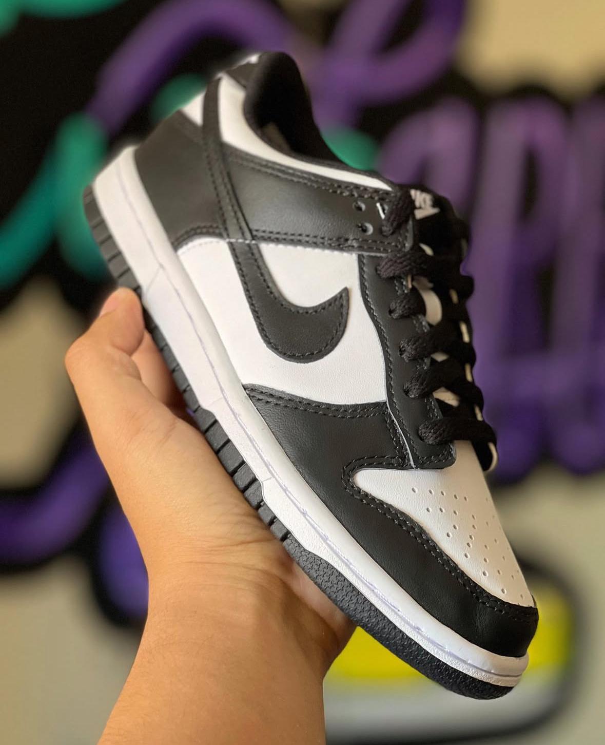 Tenis Sneakers Nike Dunk Low Retro Panda Black and White Original Teni Foto 7293499-1.jpg