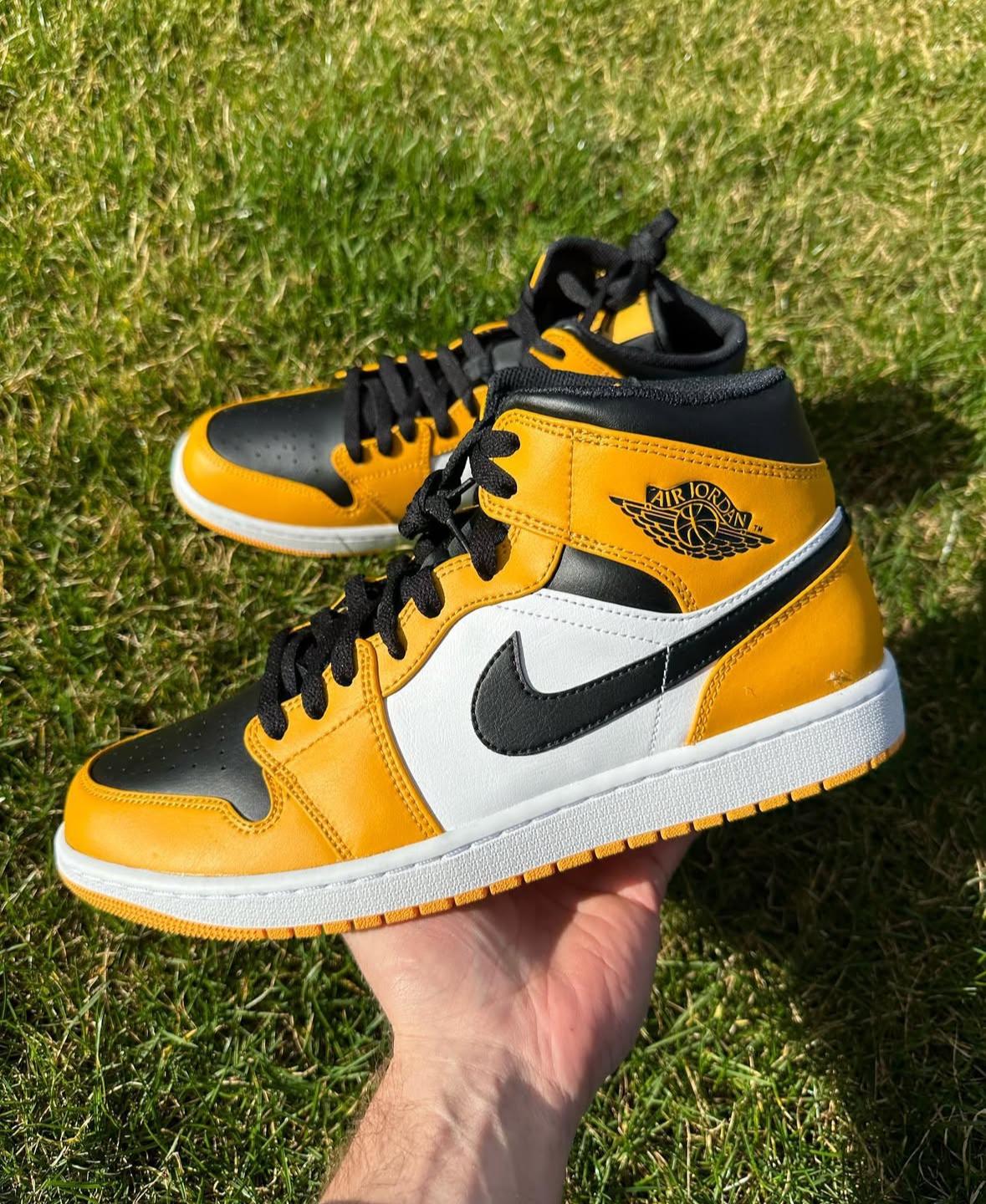 Sneakers Tenis NIKE AIR JORDAN 1 MID TAXI BLACK AND YELLOW Original Foto 7293505-2.jpg