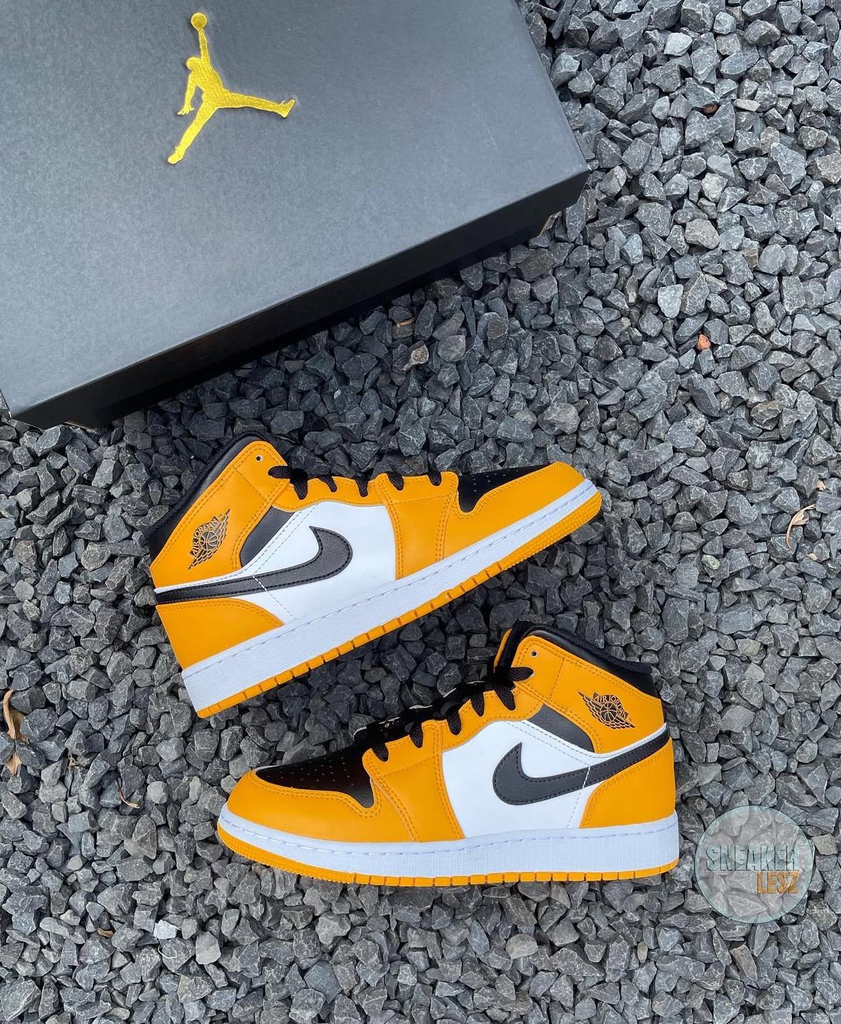 Sneakers Tenis NIKE AIR JORDAN 1 MID TAXI BLACK AND YELLOW Original Foto 7293507-2.jpg