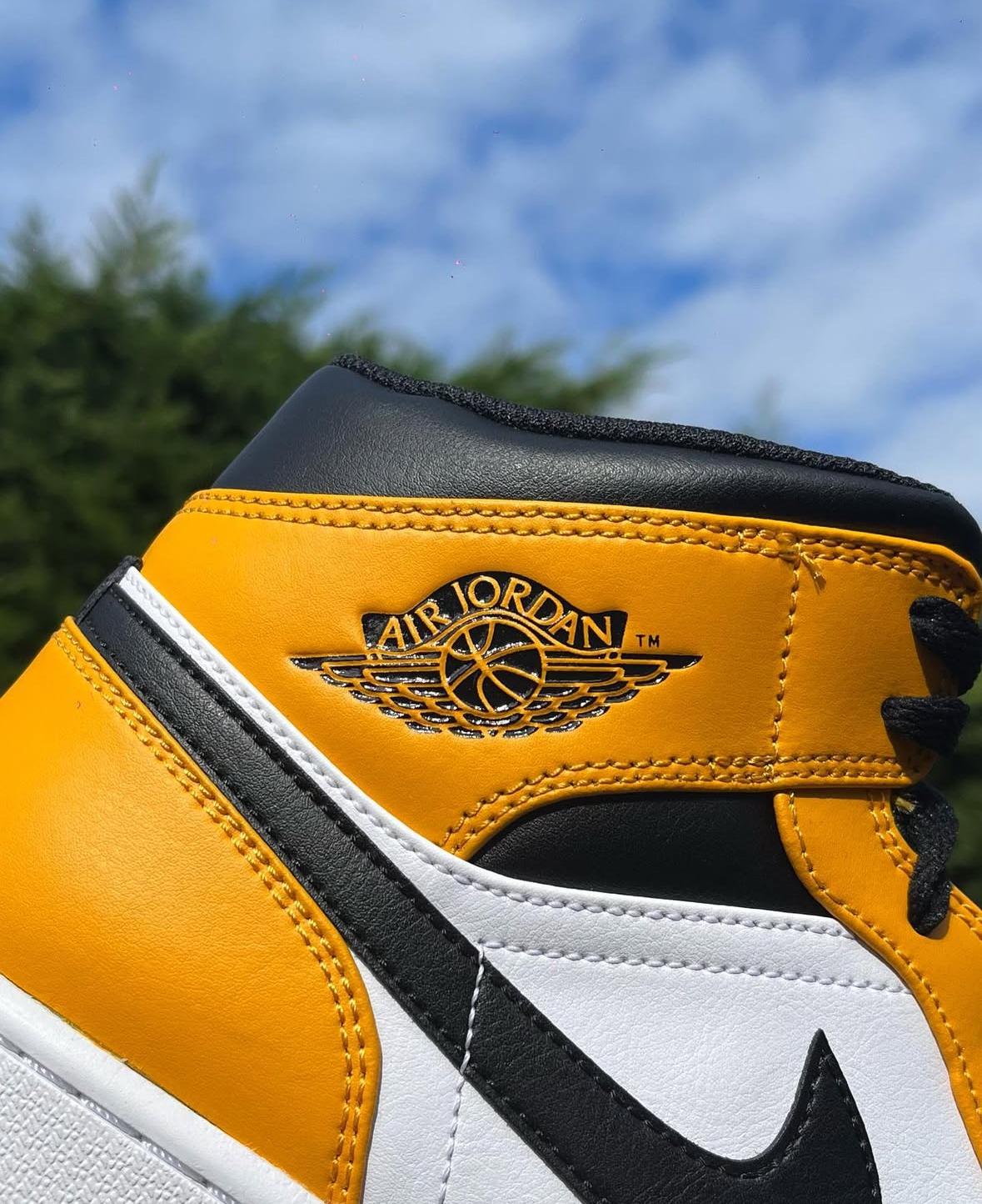 Tenis Sneakers NIKE AIR JORDAN 1 MID TAXI BLACK AND YELLOW Originales Foto 7293508-2.jpg