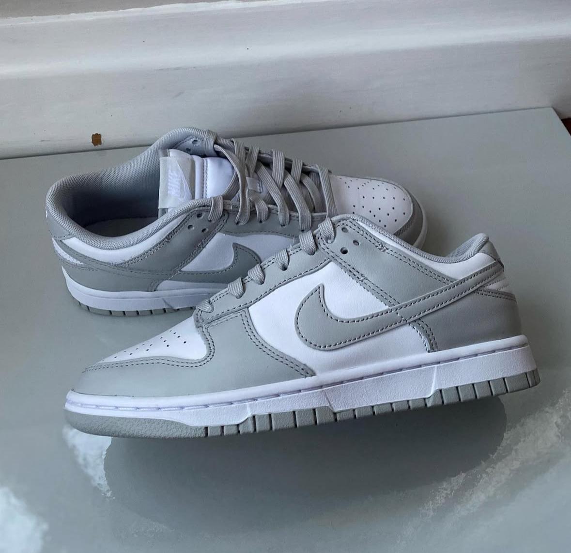 Tenis Teni Sneakers Nike Dunk Low Grey Fog Originales Foto 7293511-6.jpg