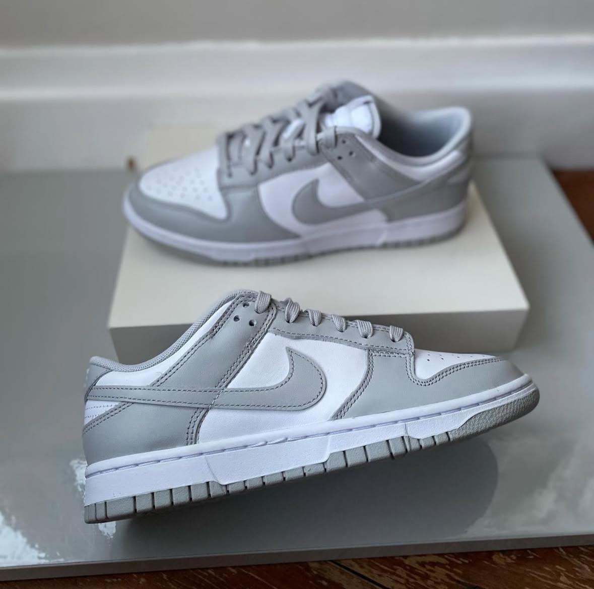 Tenis Teni Sneakers Nike Dunk Low Grey Fog Originales Foto 7293511-8.jpg