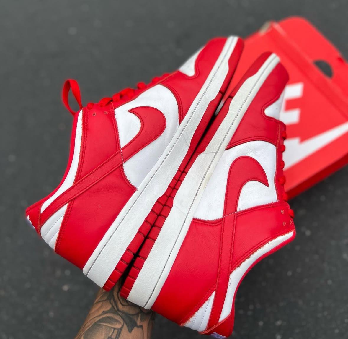 Tenis Sneakers Nike Dunk Low St John’s White and Red Original Foto 7293514-2.jpg
