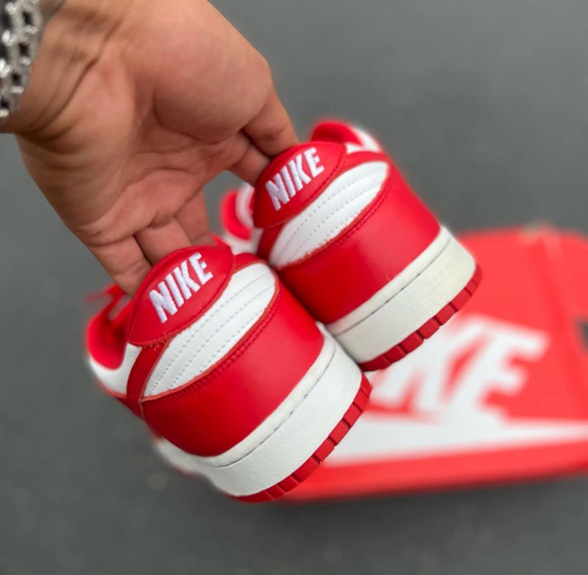 Tenis Sneakers Nike Dunk Low St John’s White and Red Original Foto 7293514-4.jpg