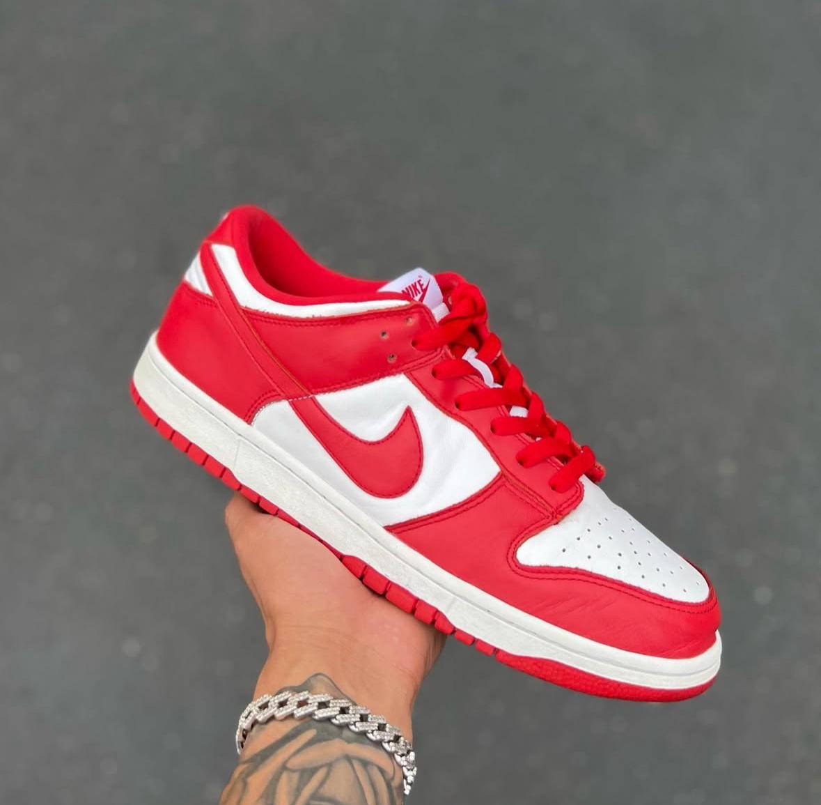 Tenis Sneakers Nike Dunk Low St John’s White and Red Original Foto 7293514-6.jpg