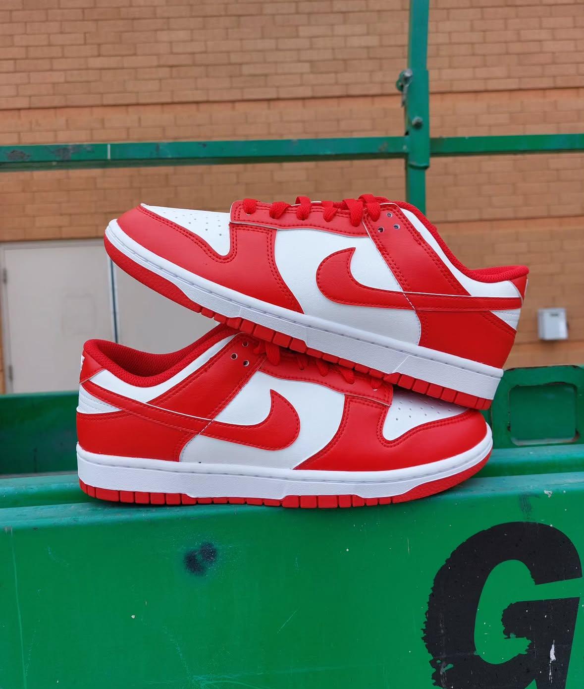 Sneakers Tenis Teni Nike Dunk Low St John’s White and Red Originales 2 Foto 7293515-1.jpg