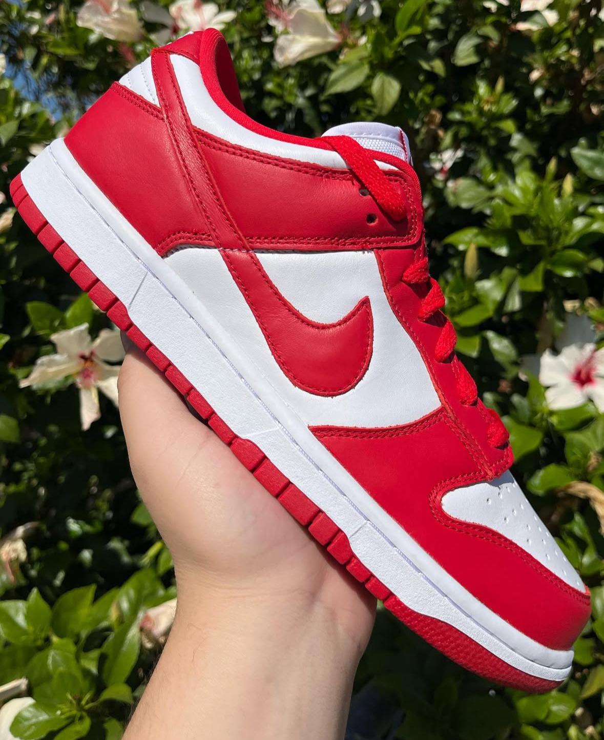 Sneakers Tenis Teni Nike Dunk Low St John’s White and Red Originales 2 Foto 7293515-2.jpg