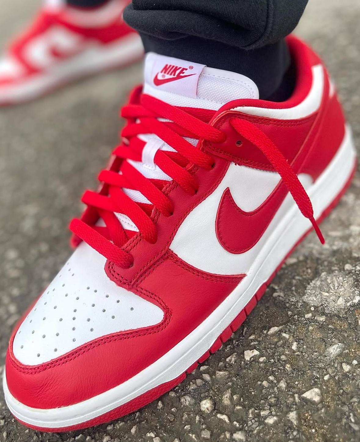 Sneakers Tenis Teni Nike Dunk Low St John’s White and Red Original 2k2 Foto 7293517-1.jpg