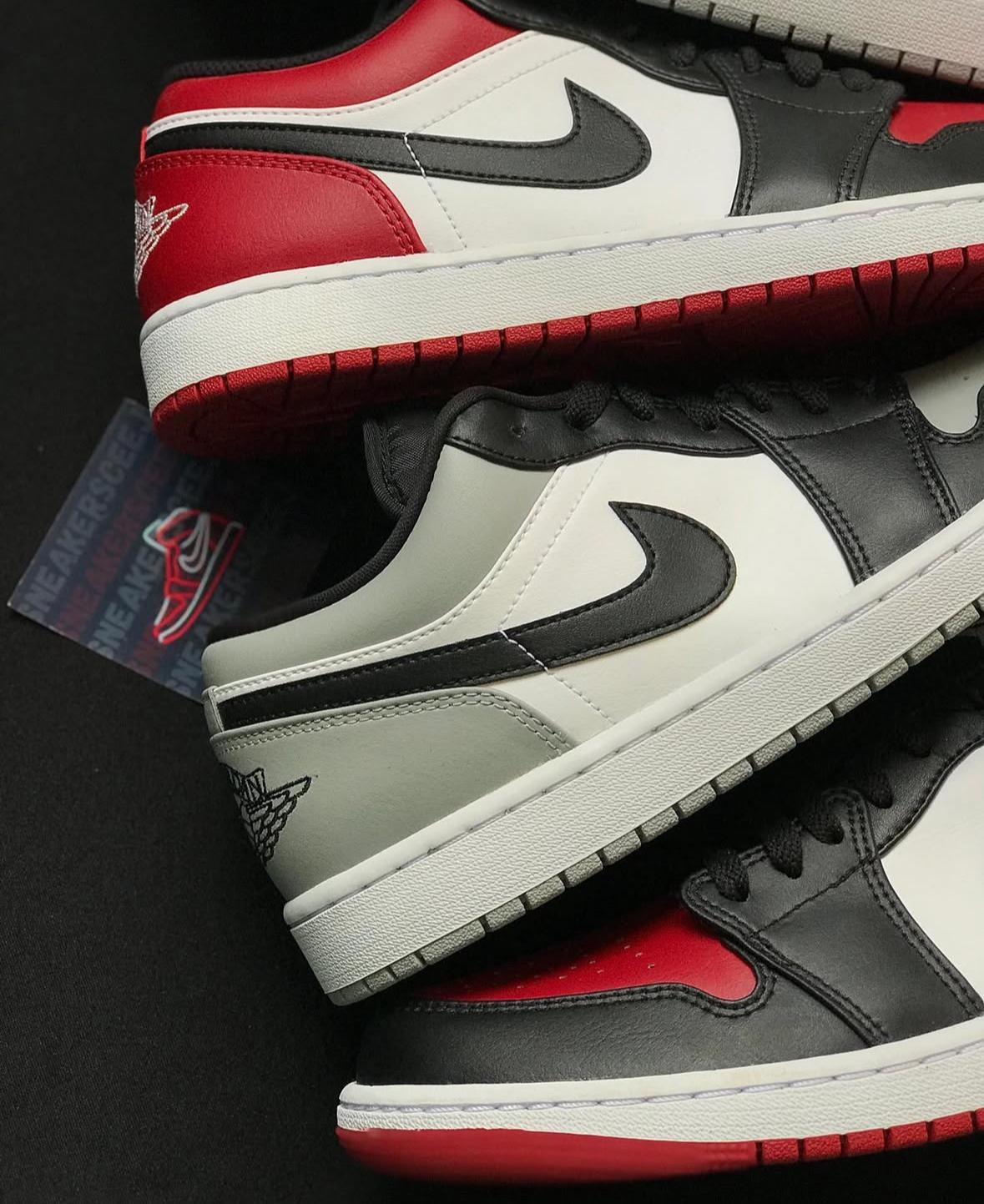 Tenis Sneakers Nike Air Jordan Retro 1 Low Bred Toe Original 2K26 Foto 7293519-7.jpg
