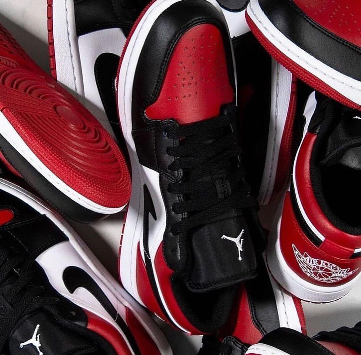 Tenis Sneakers Nike Air Jordan Retro 1 Low Bred Toe Original 2K26 Foto 7293520-4.jpg
