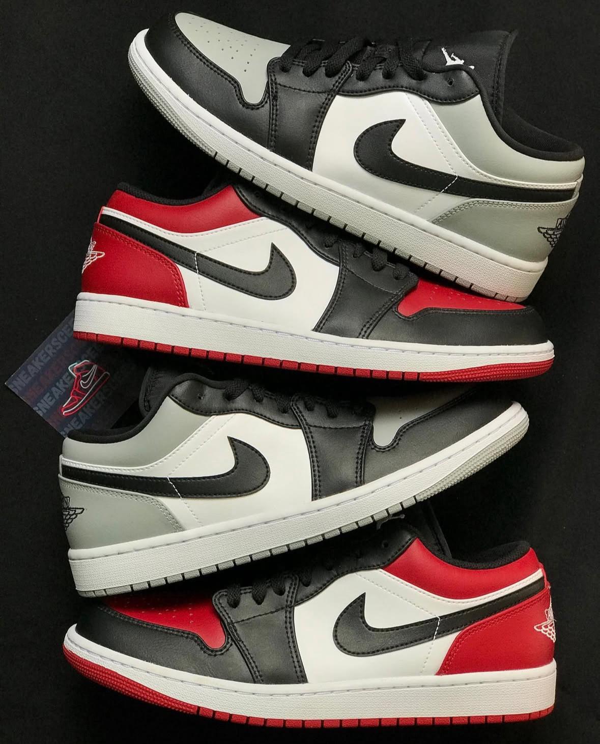 Tenis Teni Nike Air Jordan Retro 1 Low Bred Toe Original 2K26 Foto 7293521-3.jpg